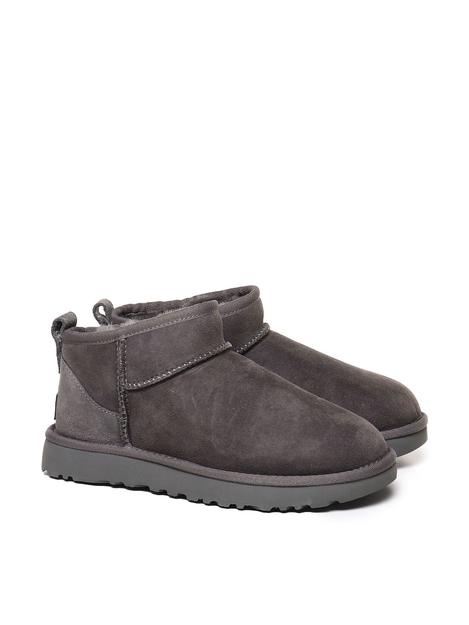 Ugg Classic Ultra Mini Boots In Gray