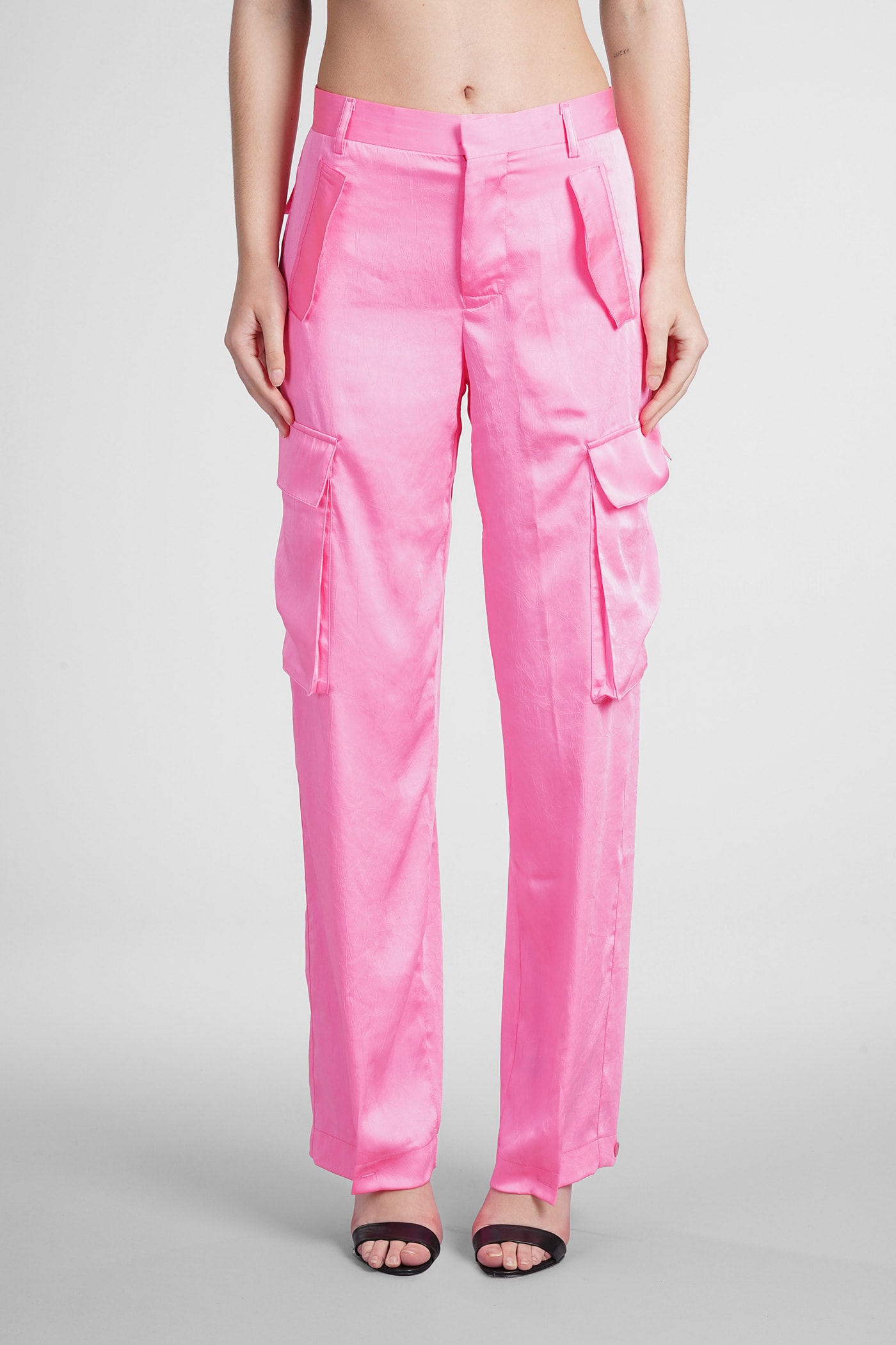 Laneus Pants In Rose-pink Cotton