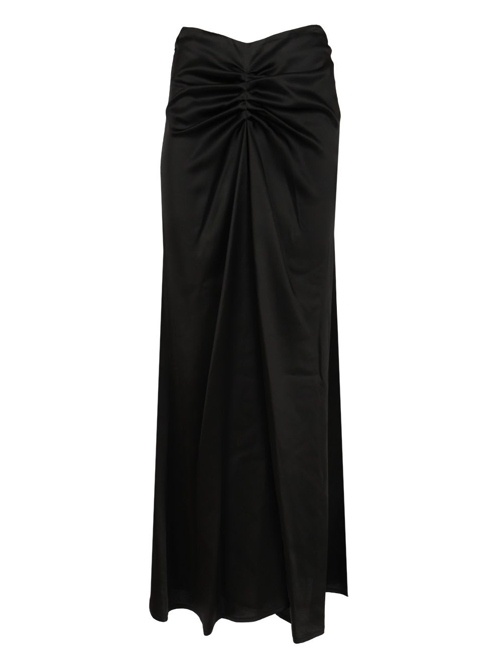 Raquel Diniz Elis Gathered Maxi Skirt In Black