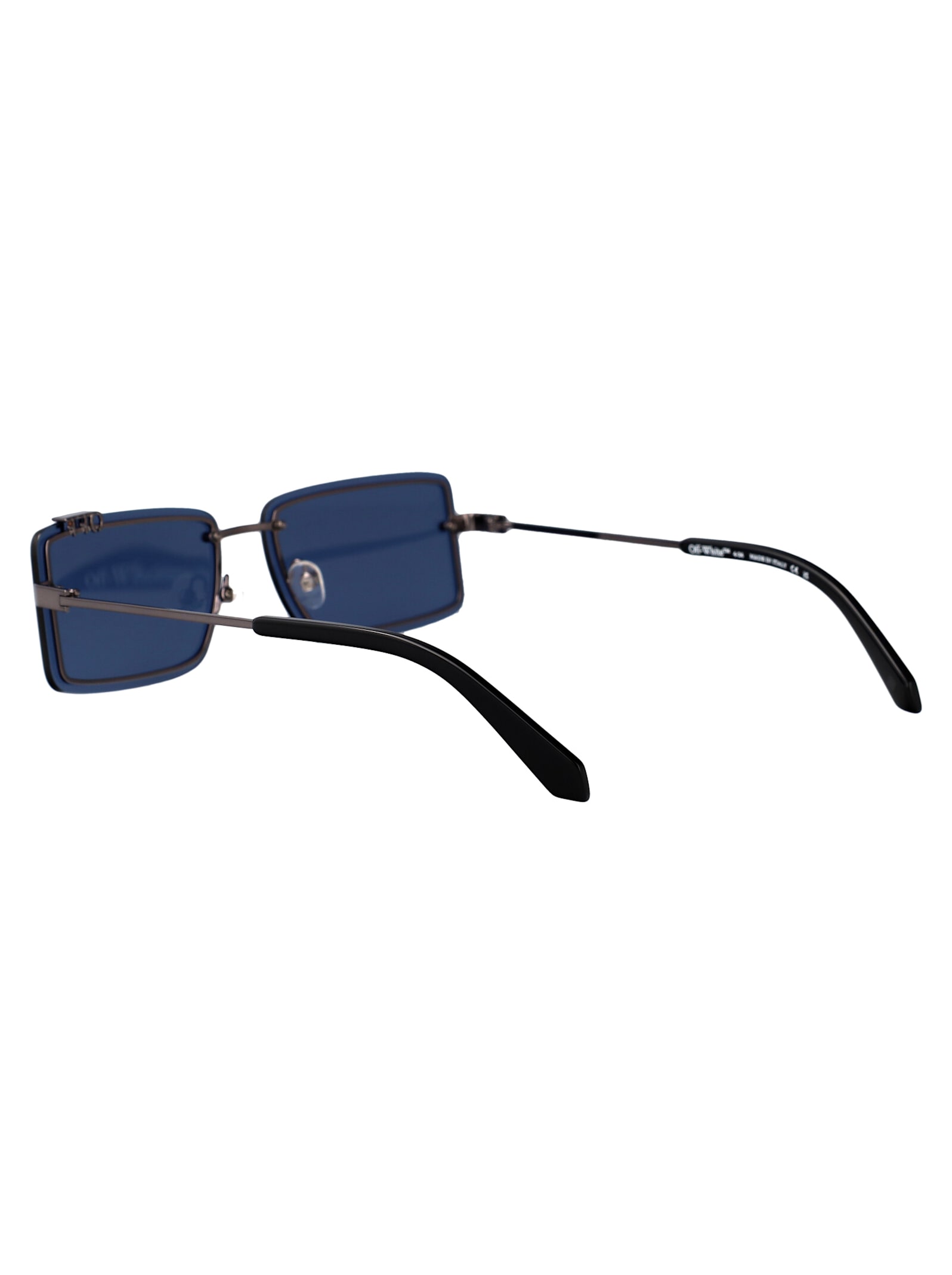 Off-white Tampa Sunglasses In Gunmetal Blue