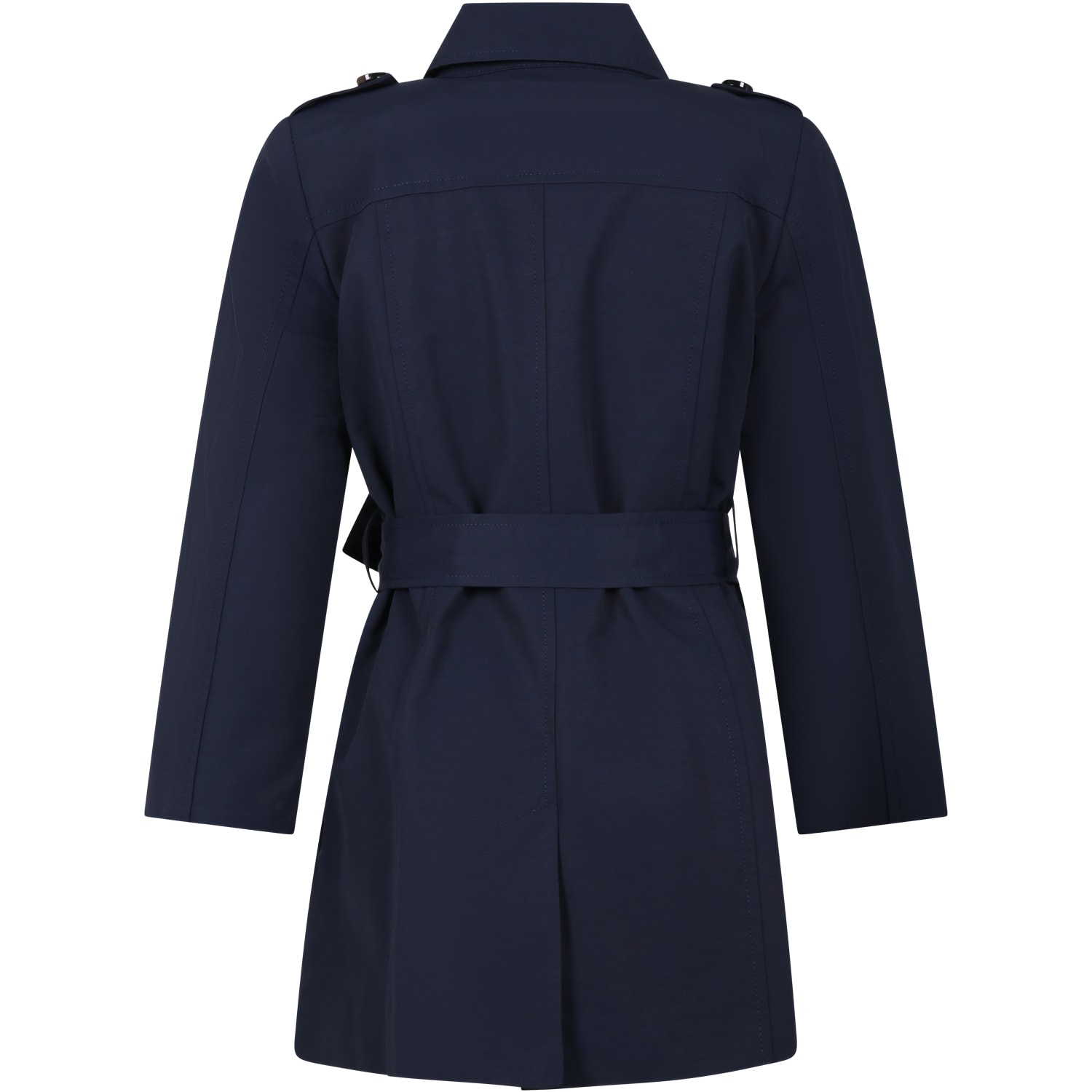 Shop Max&amp;co. Blue Trench Coat For Girl