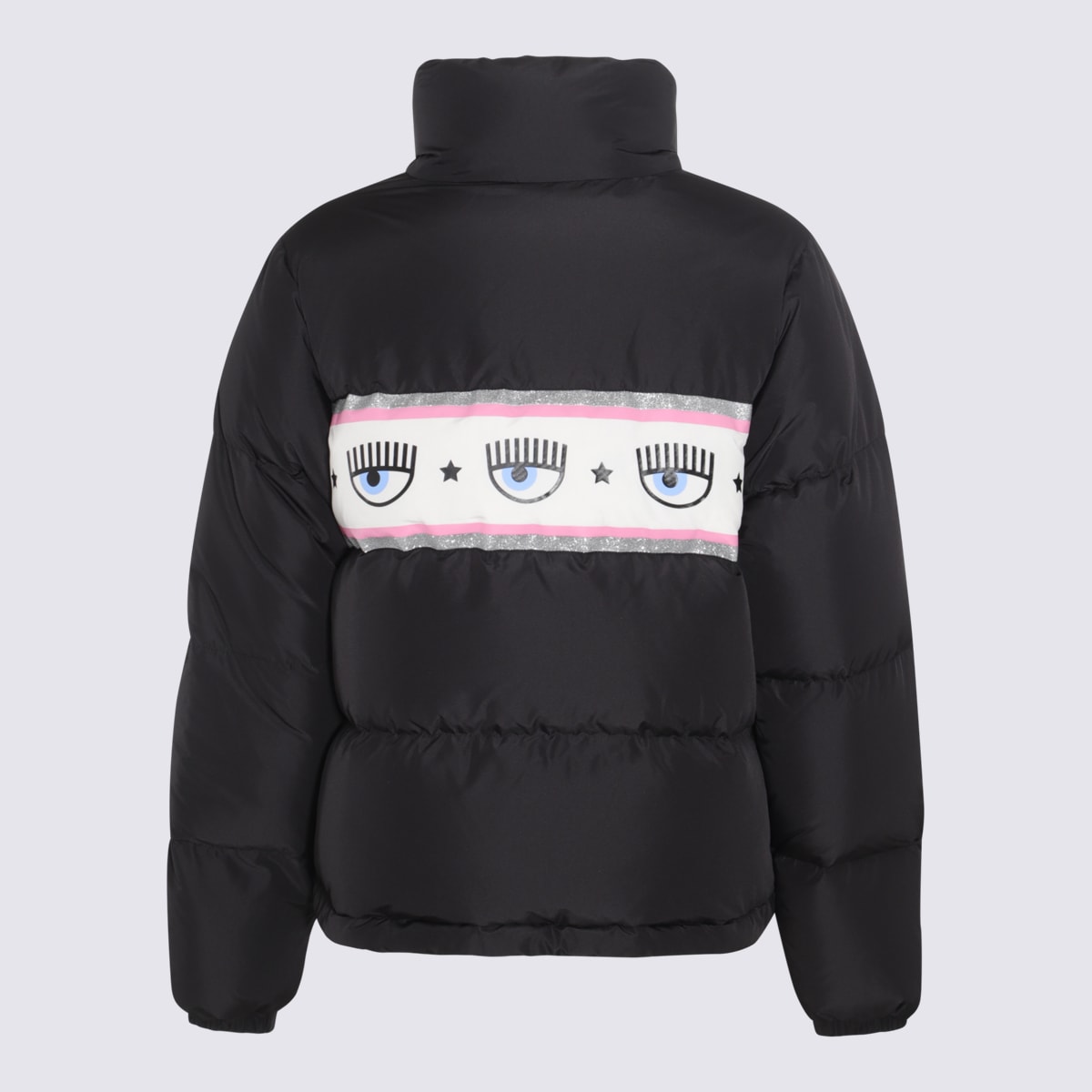 Shop Chiara Ferragni Black Down Jacket