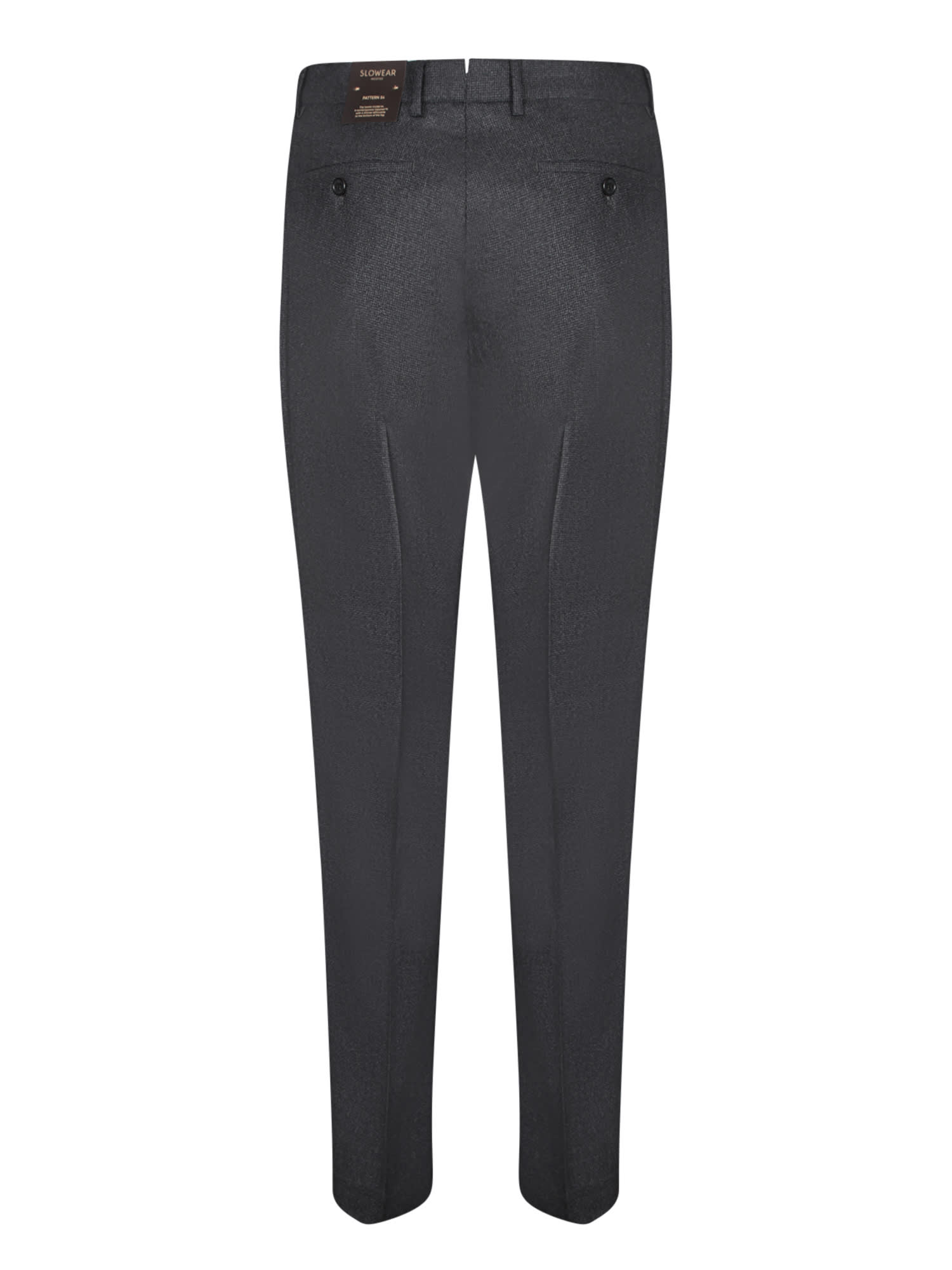 Incotex Dark Grey Tapered Pants In Gray