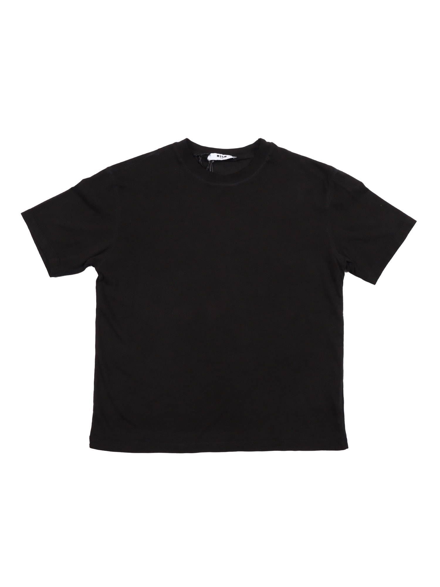 Msgm Cotton T-shirt In Black