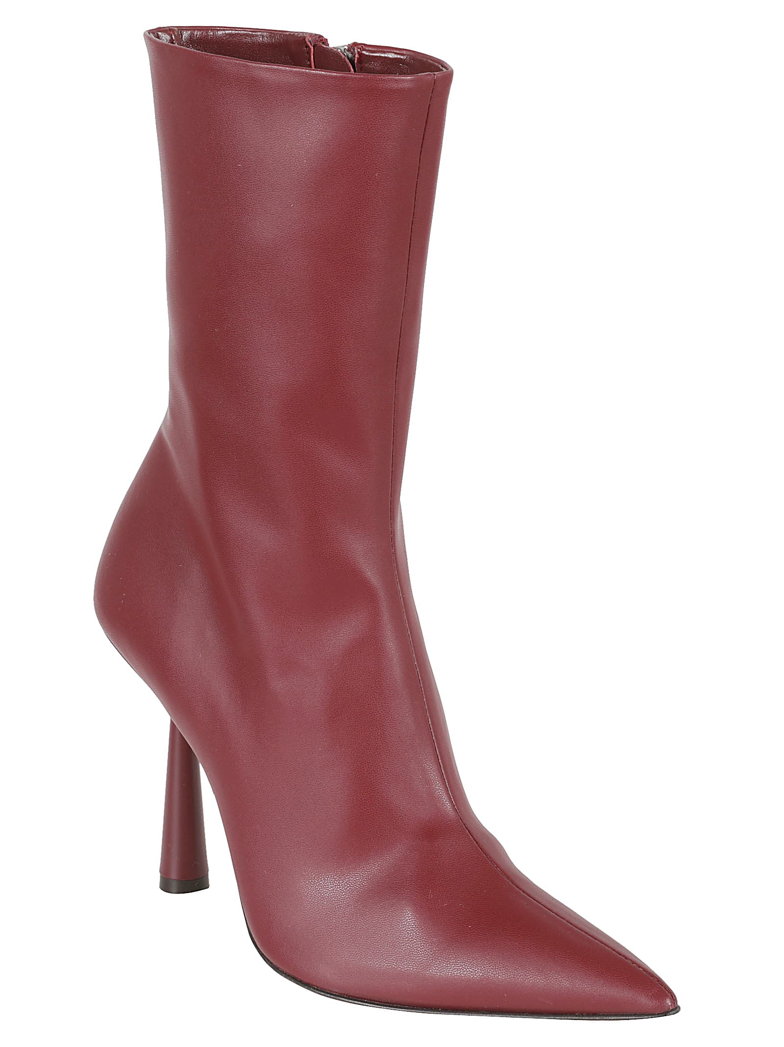 Shop Gia Borghini Ros 7 Boots In Bordeaux