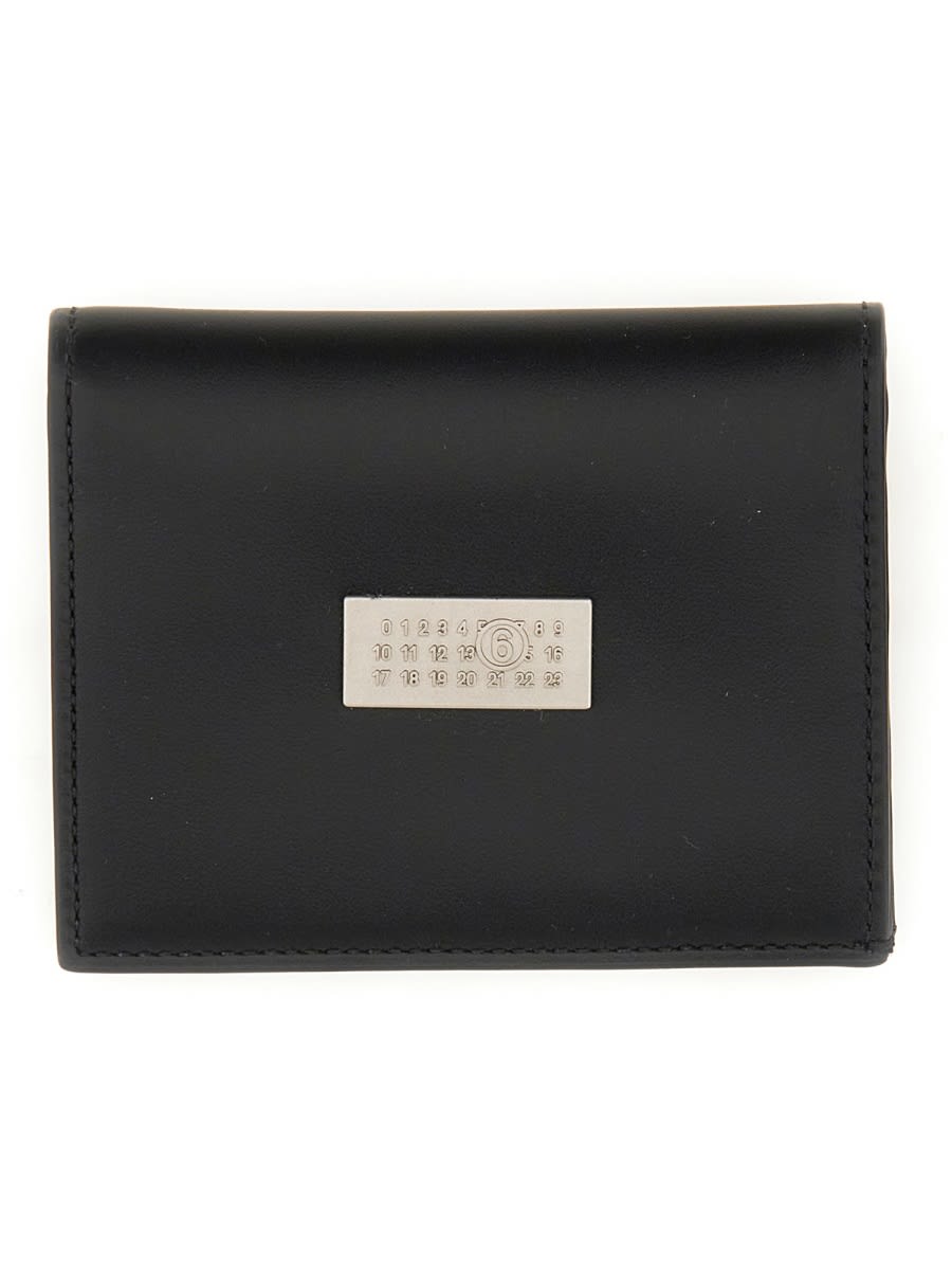 Shop Mm6 Maison Margiela Wallet With Logo In Black