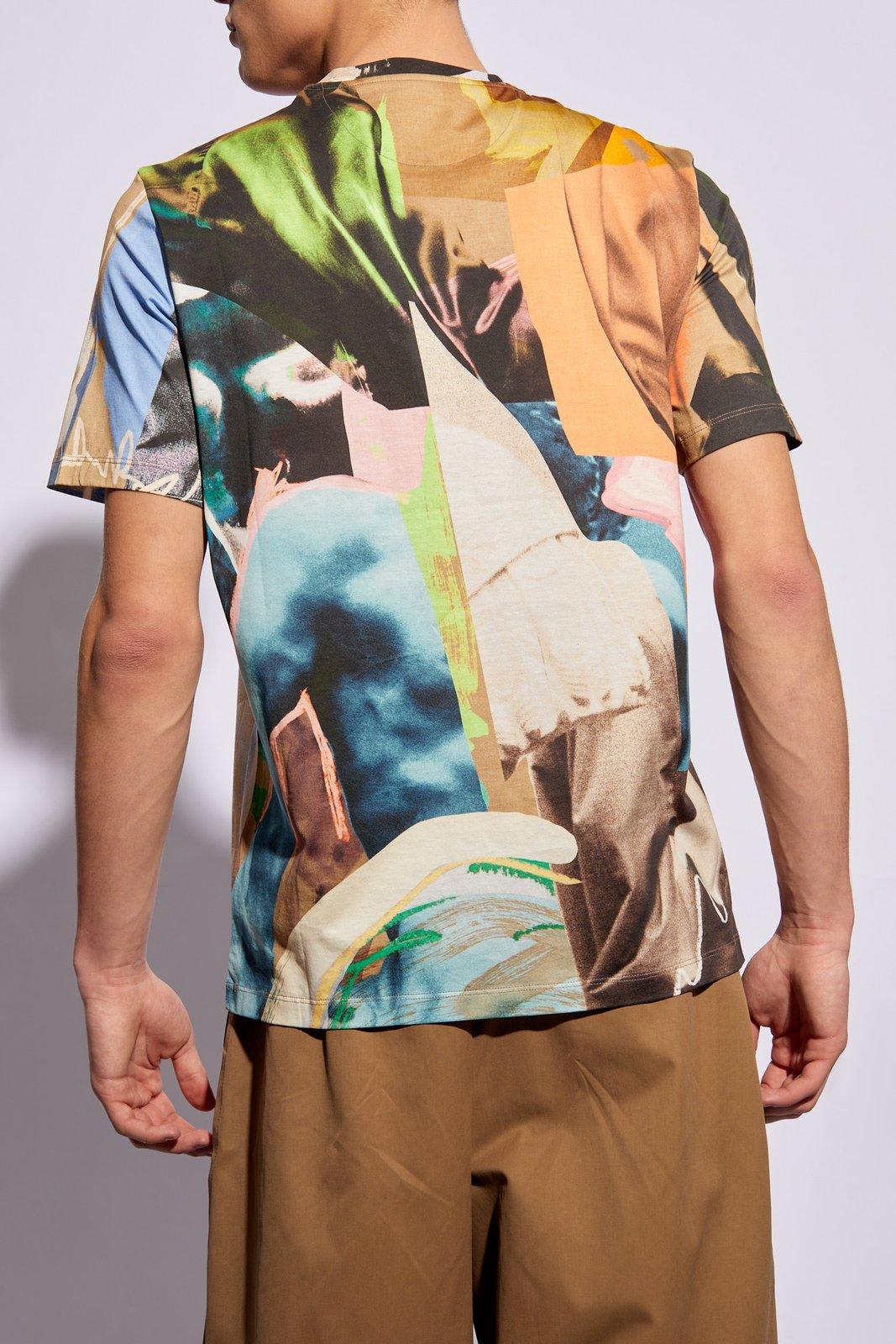 Shop Paul Smith Printed T-shirt In Multicolour