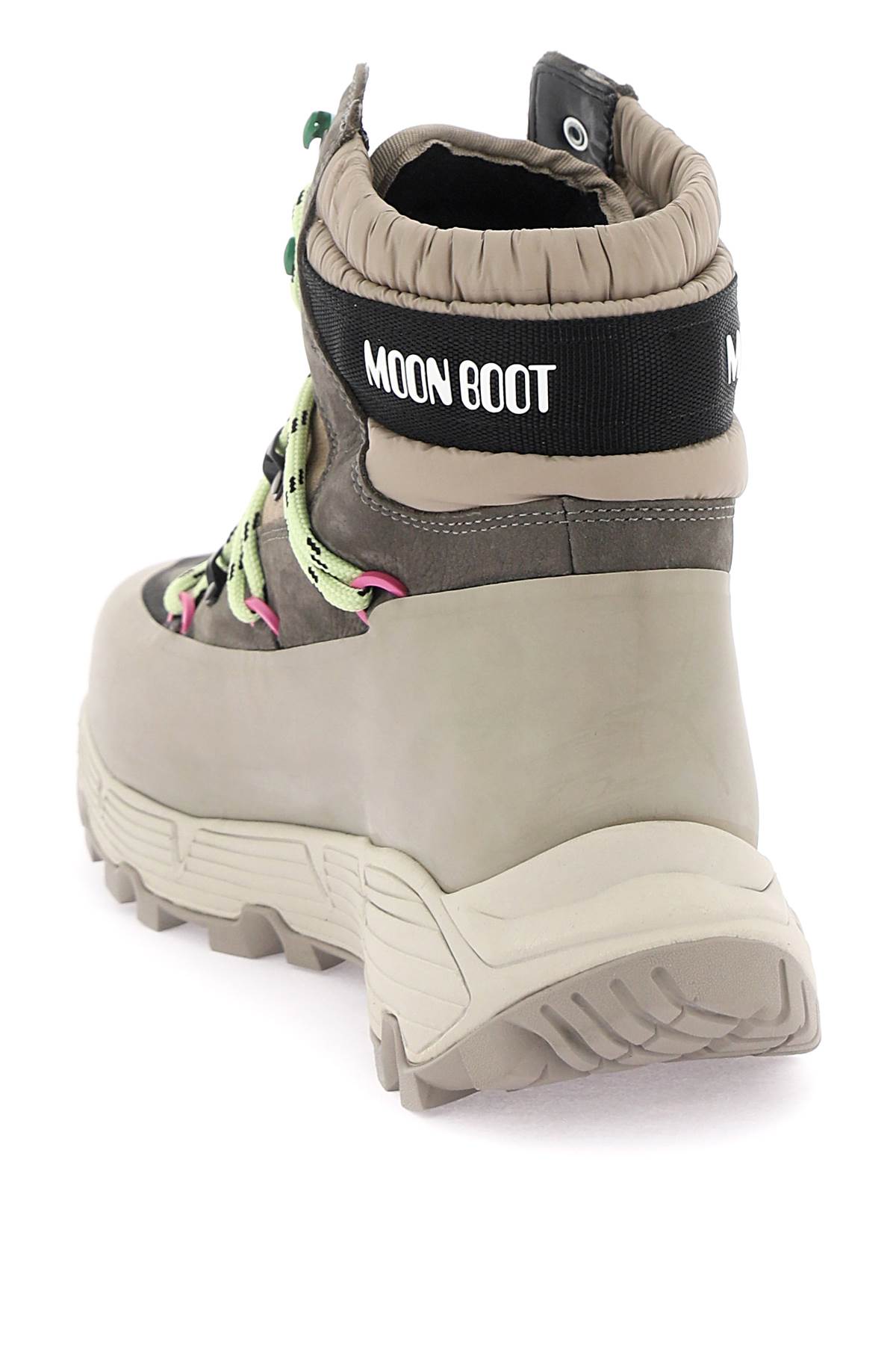 Shop Moon Boot Tech Hiker Hiking Boots In Beige (beige)
