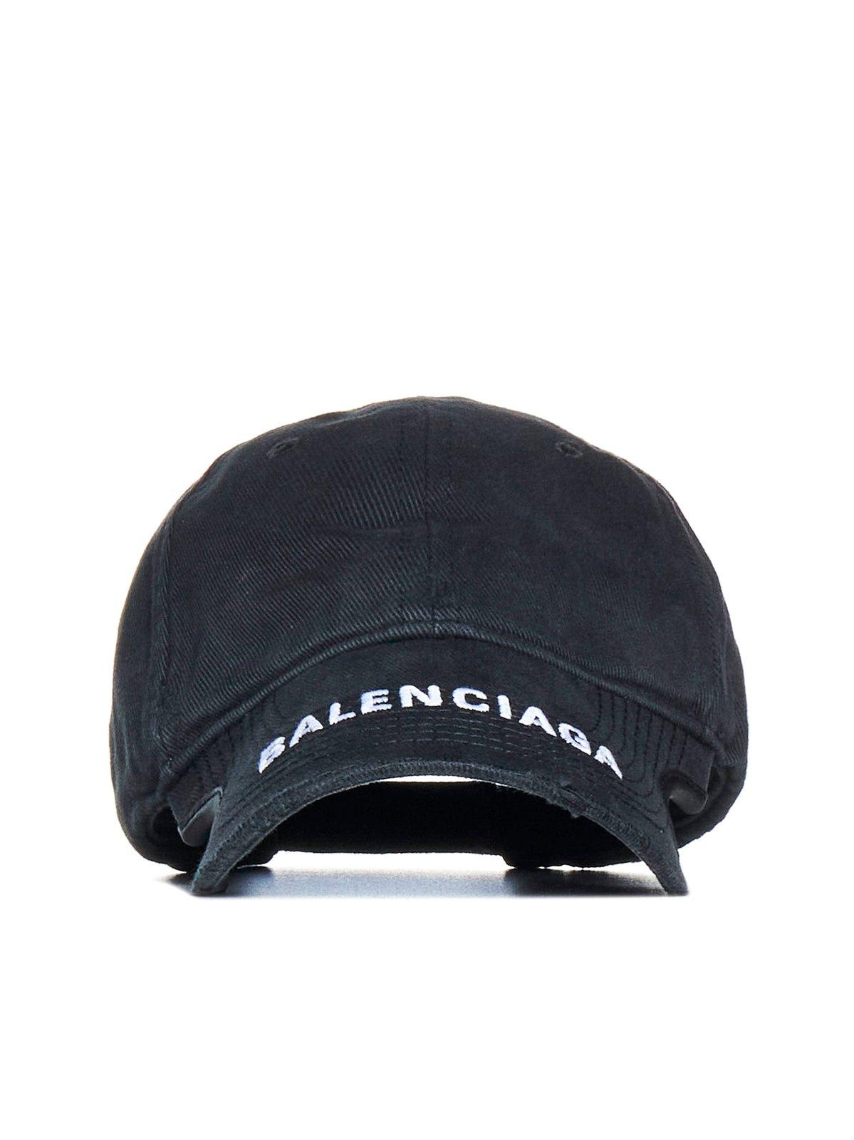 Balenciaga Logo Embroidered Baseball Cap