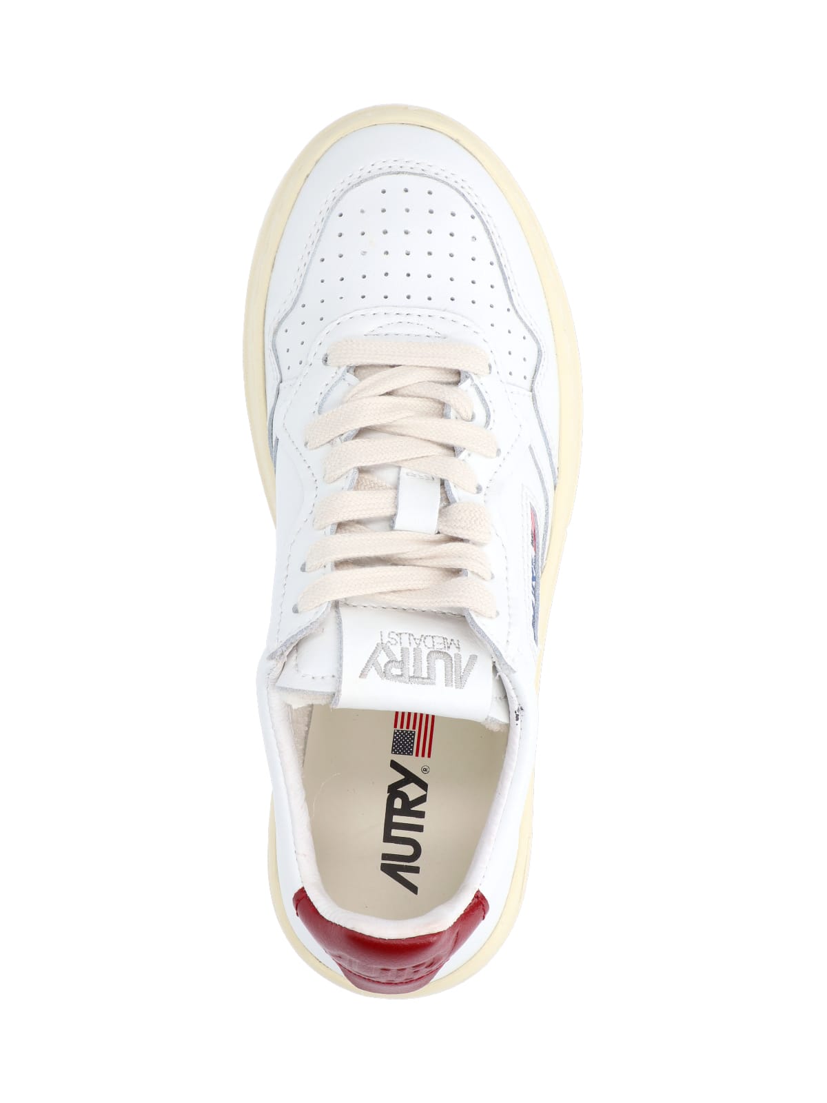 Shop Autry Medalist Low Sneakers In White