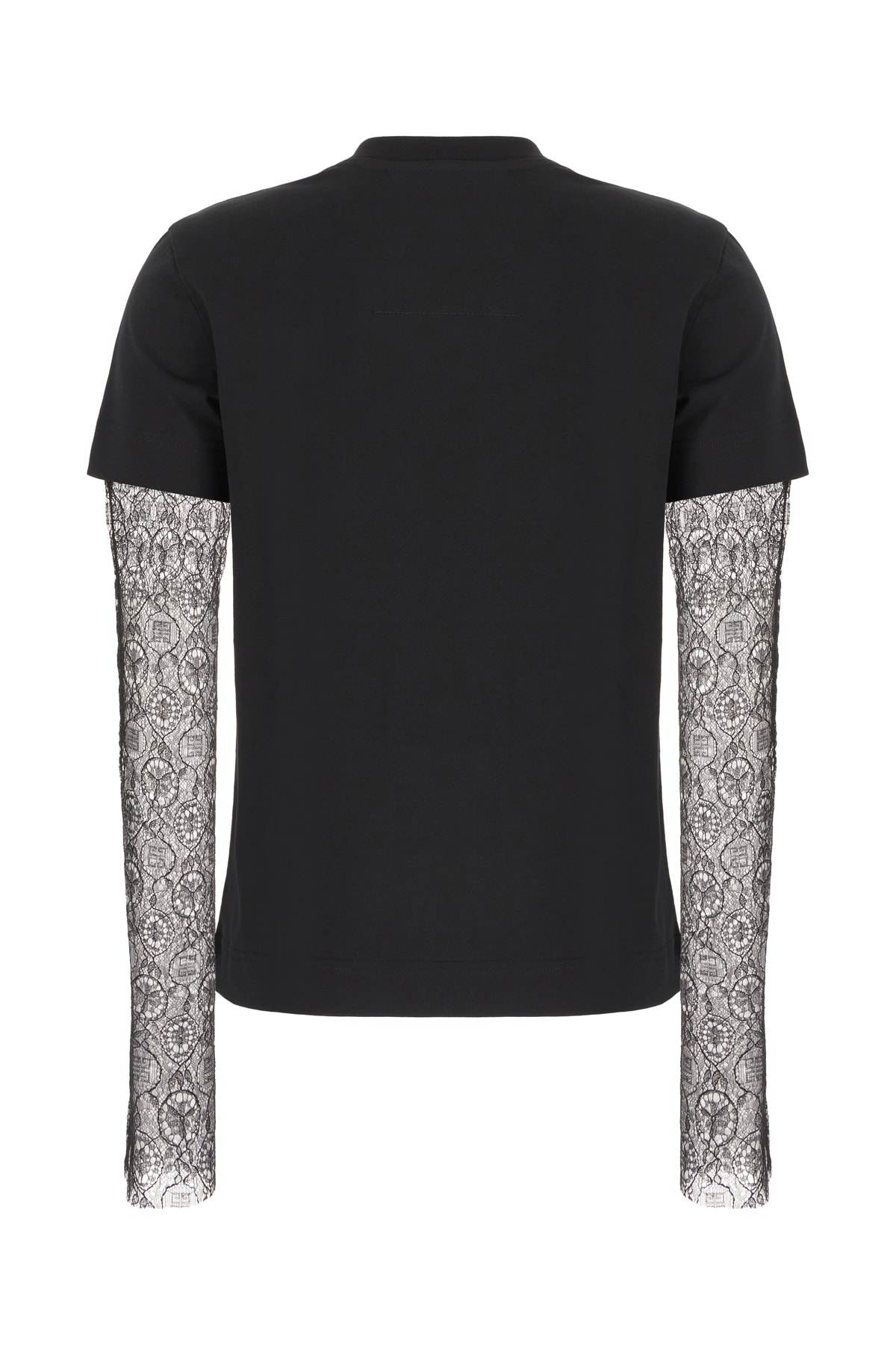 Shop Givenchy Black Cotton Blend T-shirt