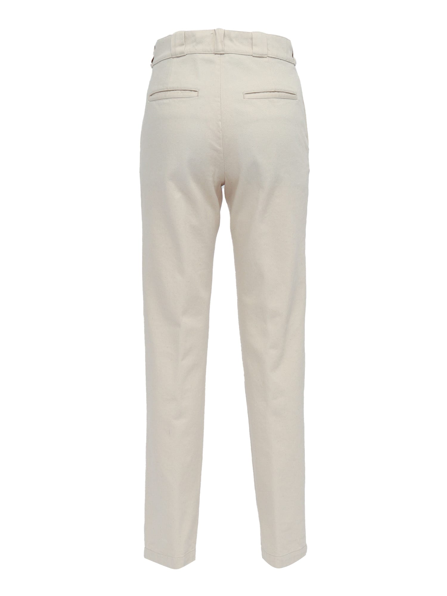 Aspesi Belt Loop Casual Pants In Neutral
