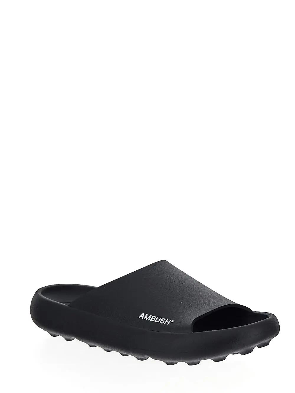 Ambush Embossed-logo Slides In Black