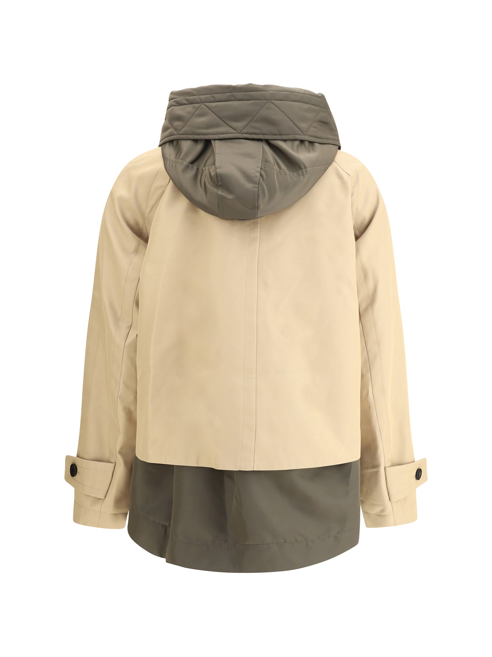 Sacai Cotton Short Jacket In Multi