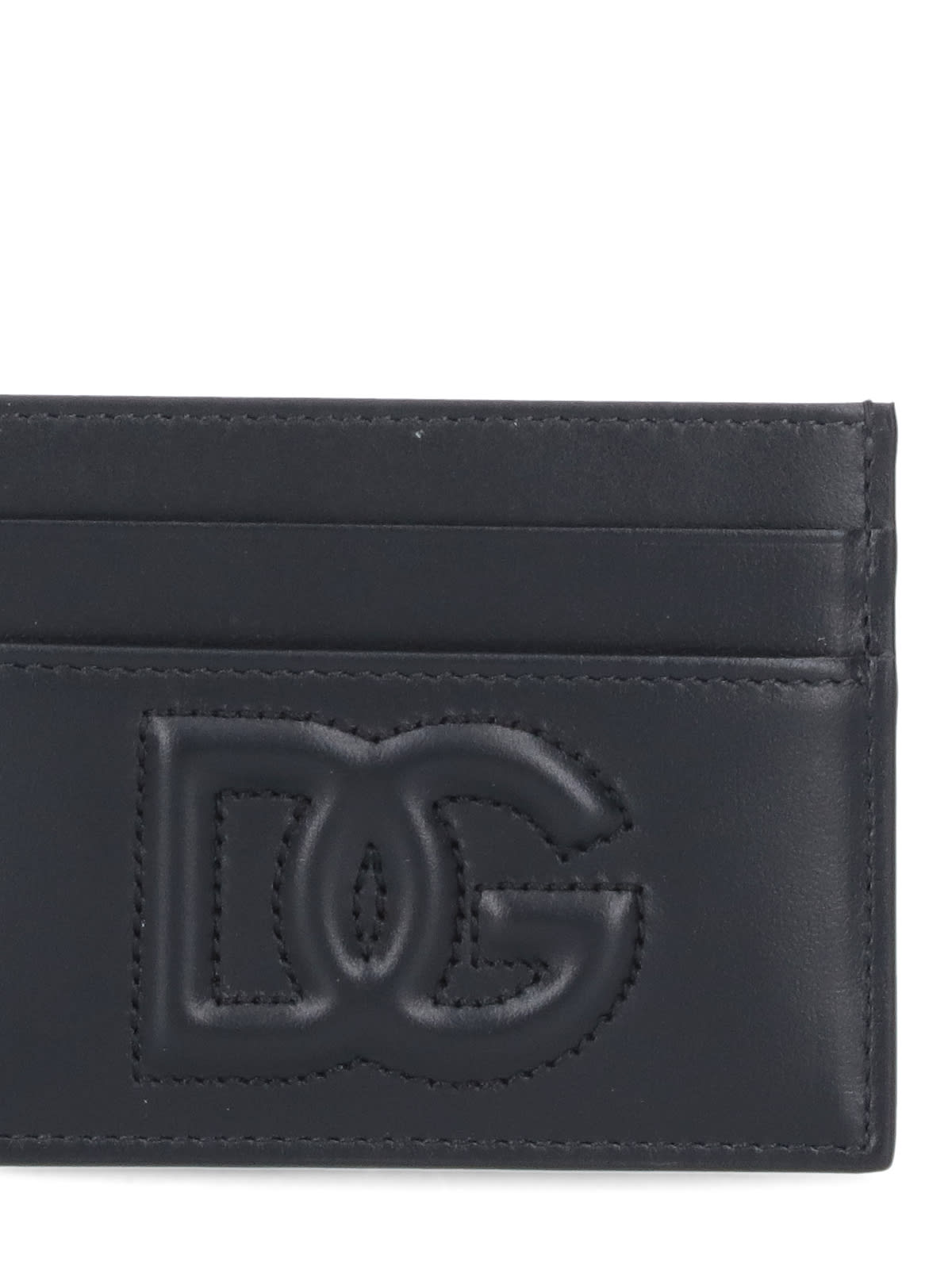 Shop Dolce & Gabbana Dg Card Holder In Black