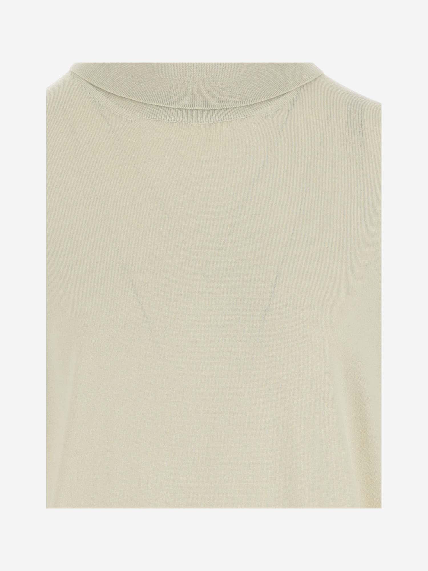 Shop Jil Sander Wool Pullover In Ivory