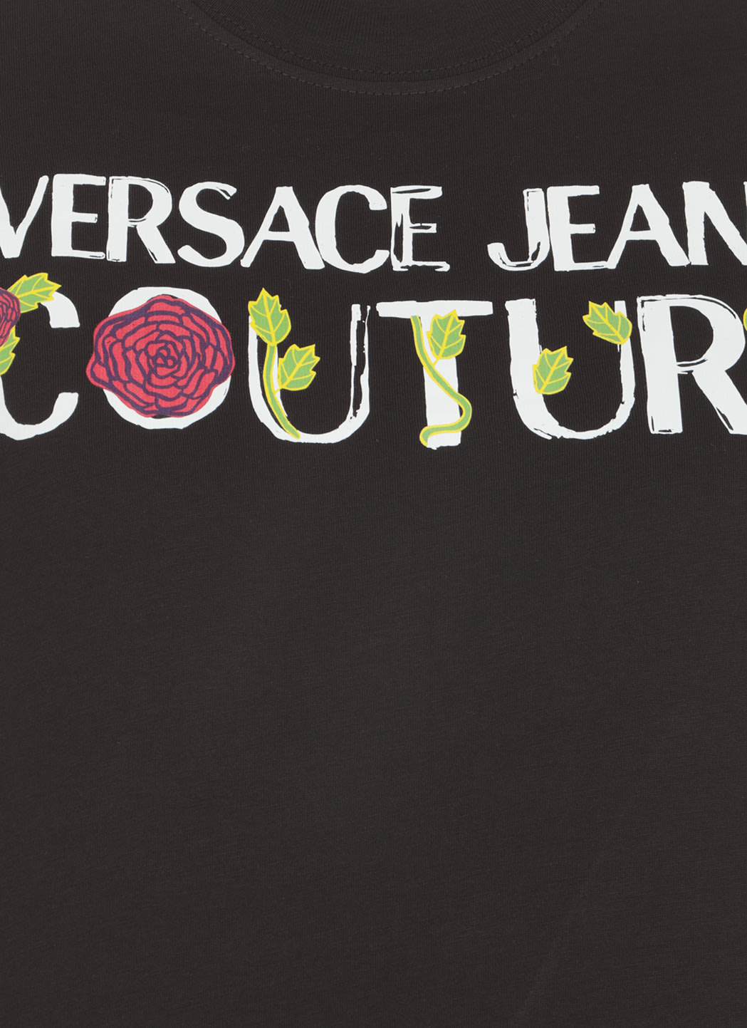 VERSACE JEANS COUTURE ROSES T-SHIRT