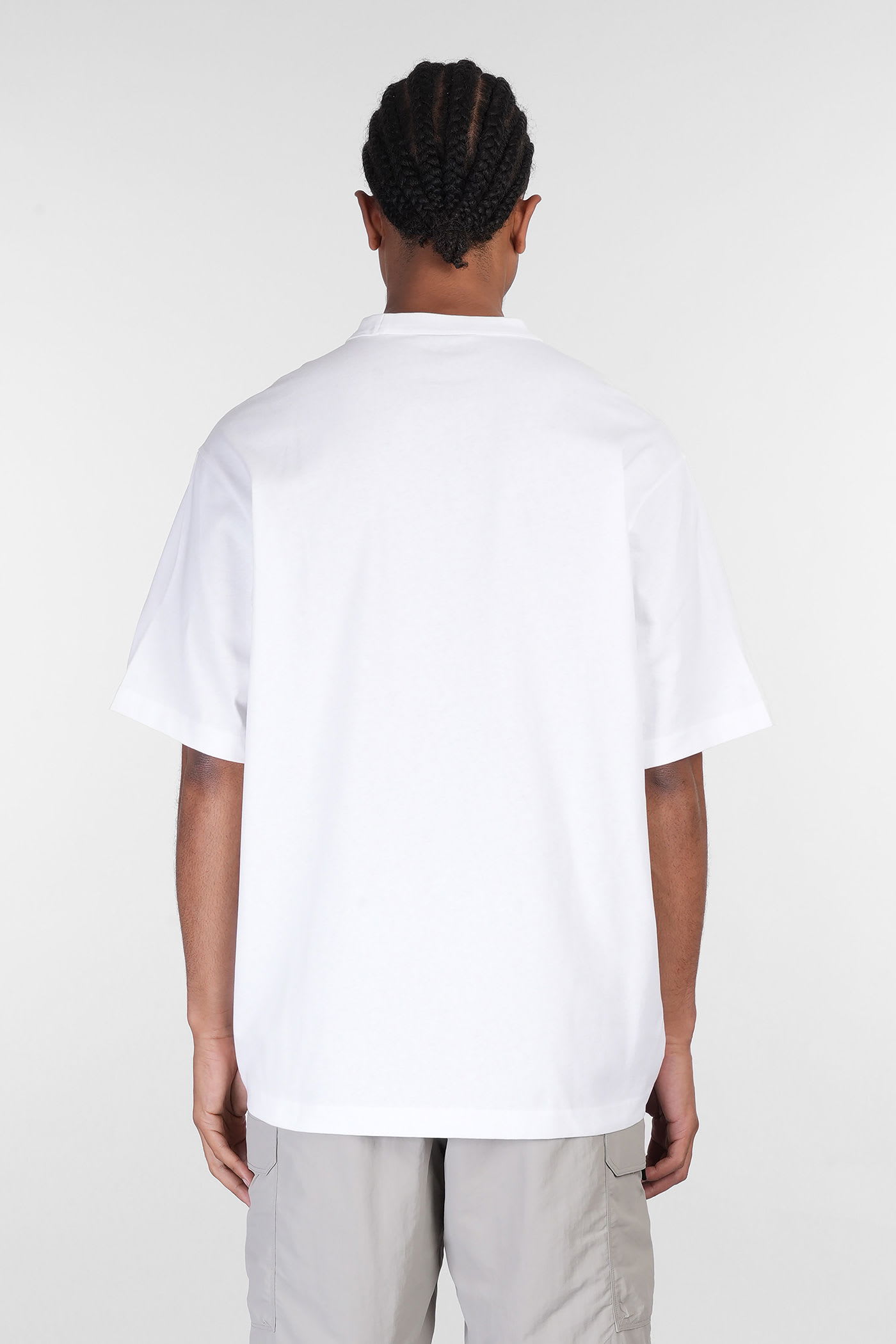 THE NORTH FACE SS DOME RELAXED TEE T-SHIRT IN WHITE COTTON