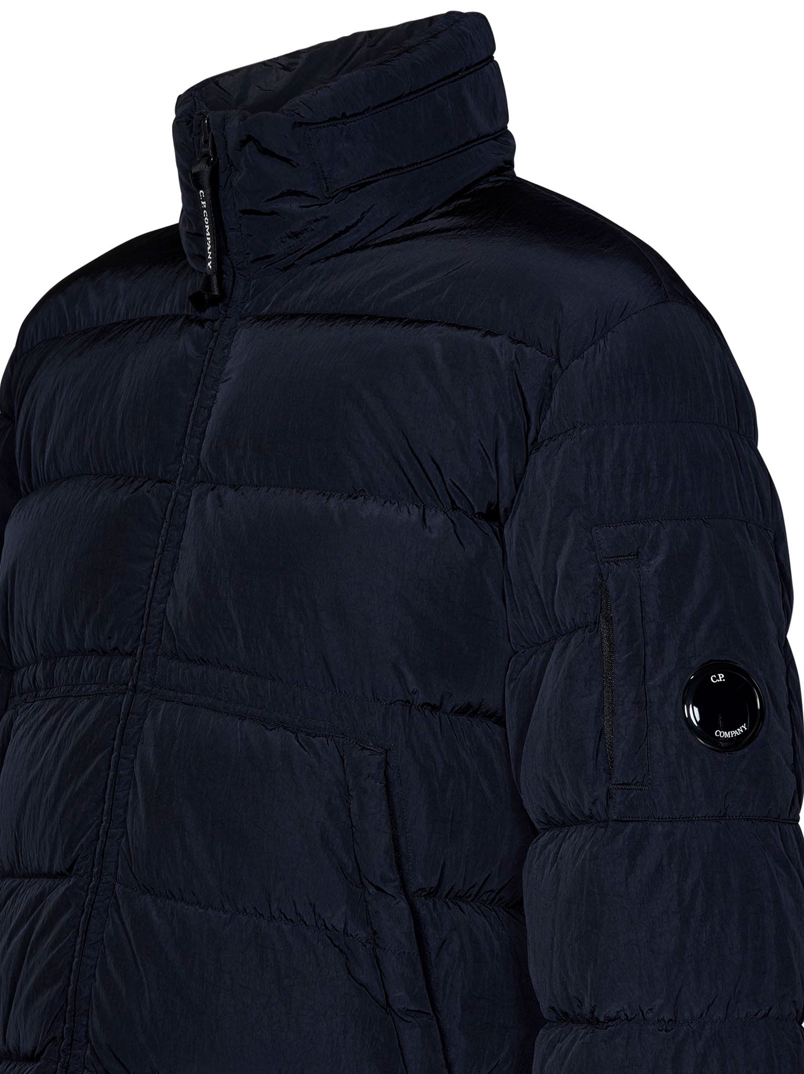 Shop C.p. Company Chrome-r Down Jacket In Blue