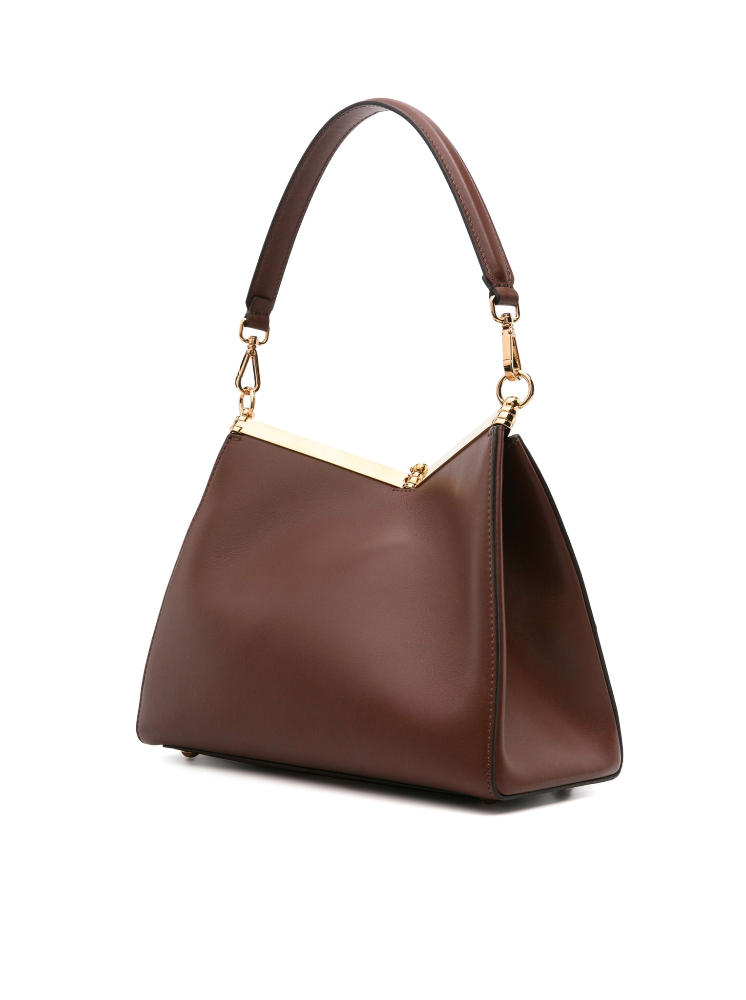 Shop Etro Shoulder Bag Vela In Brown