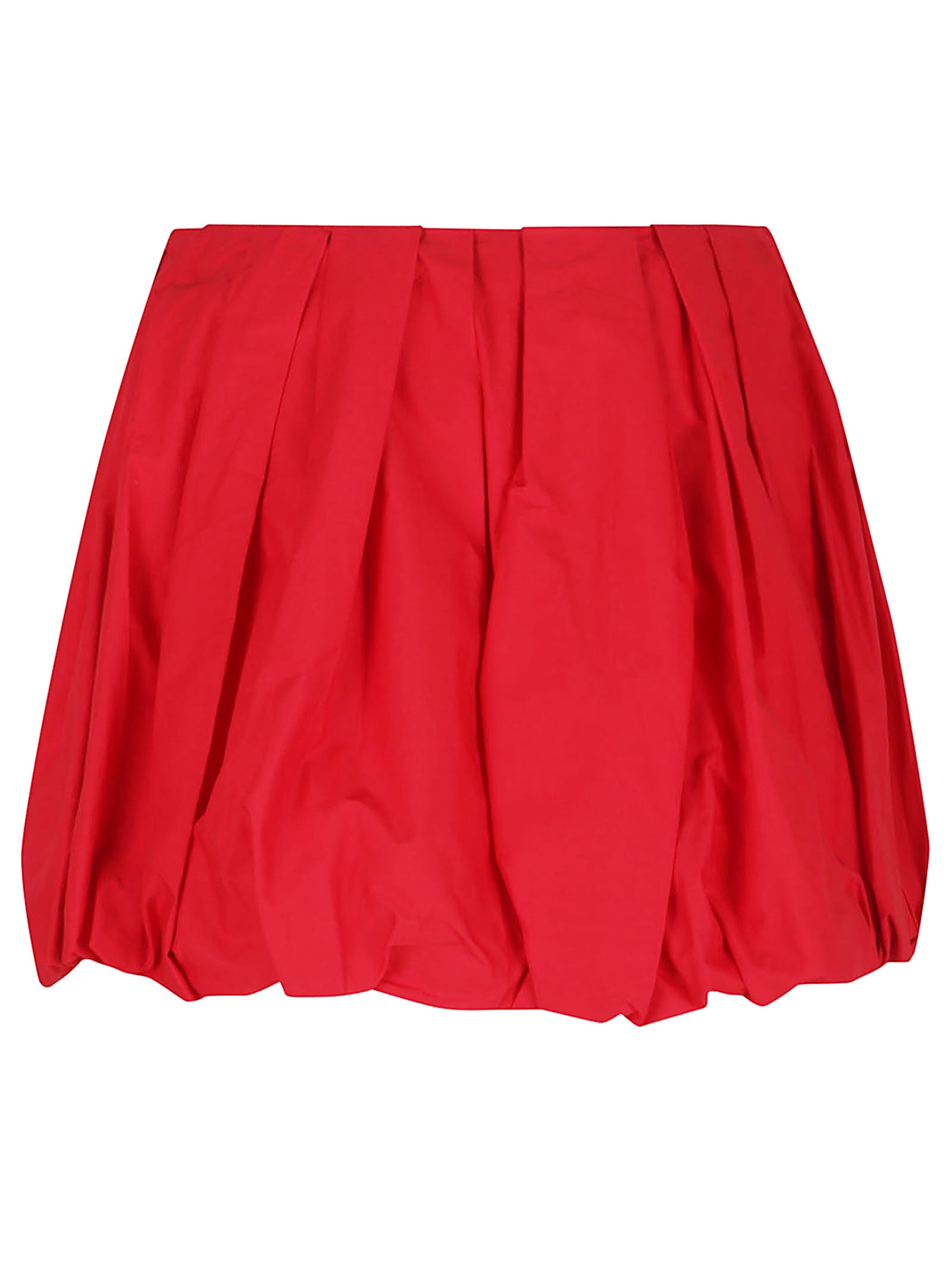 Pinko Bubble Hem High Waist Pleated Skirt