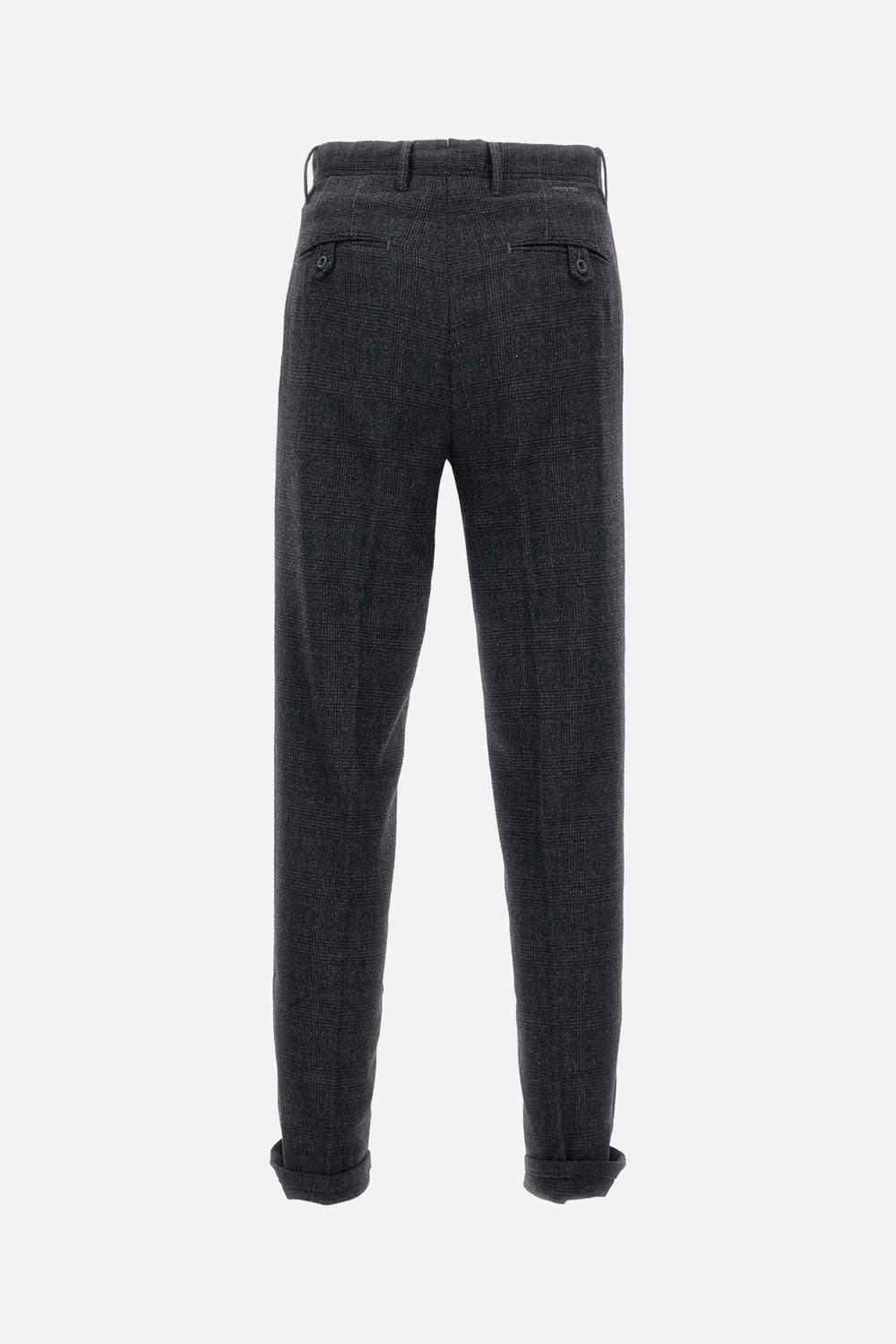 Incotex Tailored Wool Blend Trousers In Black