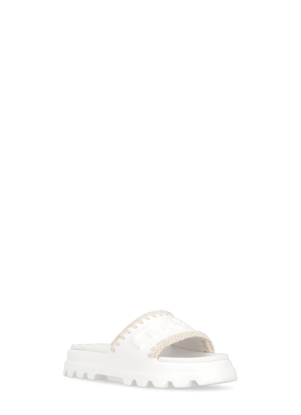 MOU WHITE EVA ONE PIECE SLIDE SLIPPER