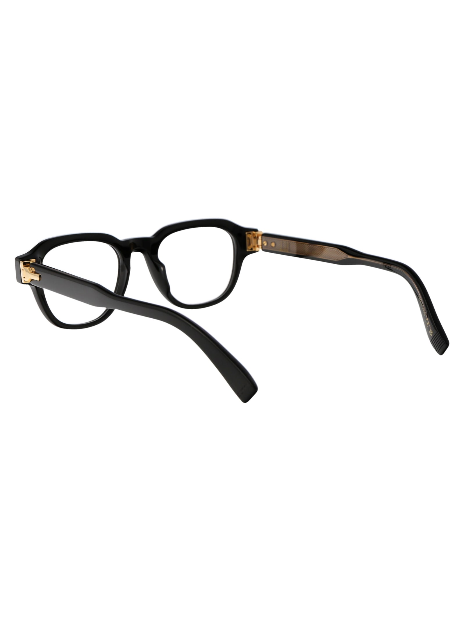 Shop Dunhill Du0048o Glasses In 001 Black Black Transparent
