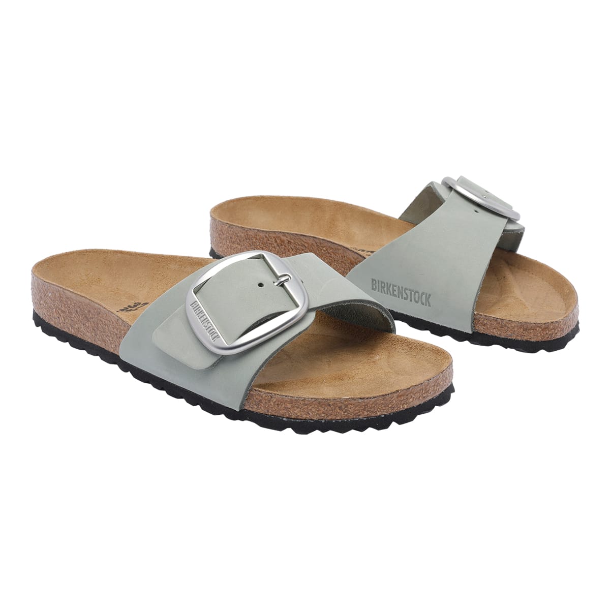 Birkenstock Madrid Big Buckle Sandals In Gold