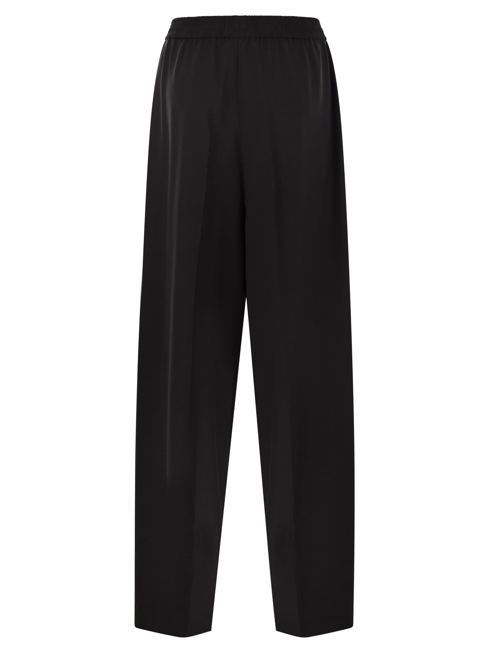 Fabiana Filippi Relaxed Fit Straight Trousers In Black