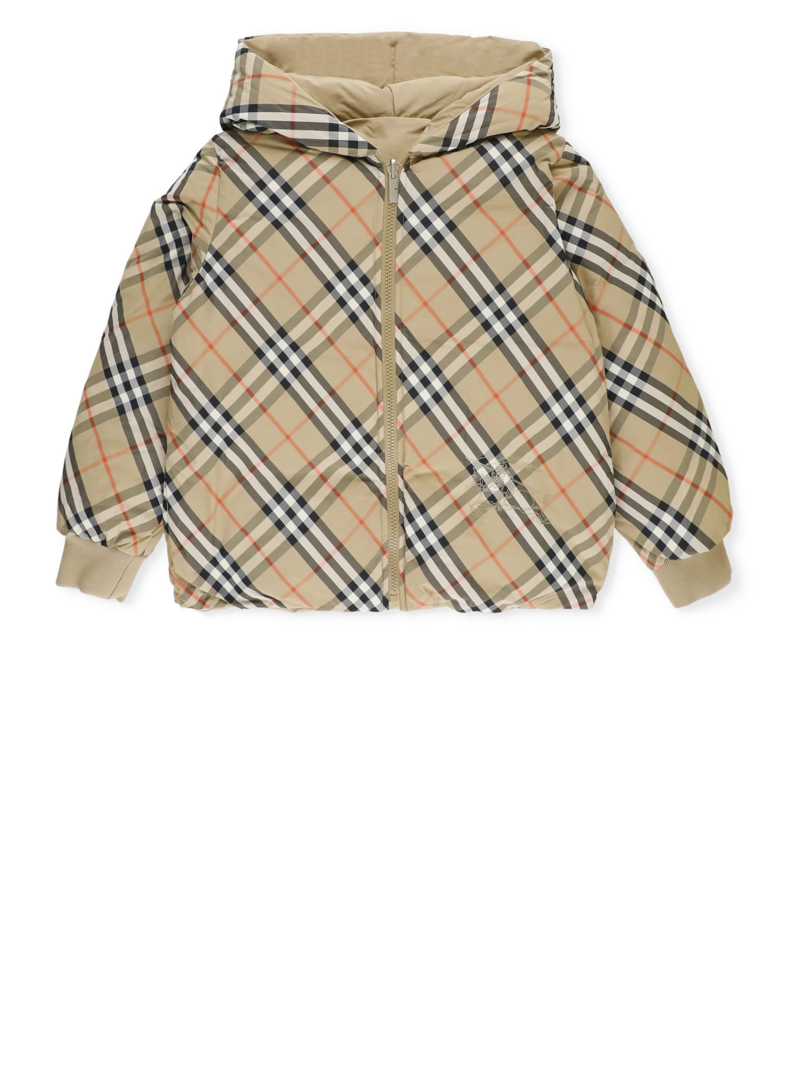 BURBERRY CHECK DOWN JACKET