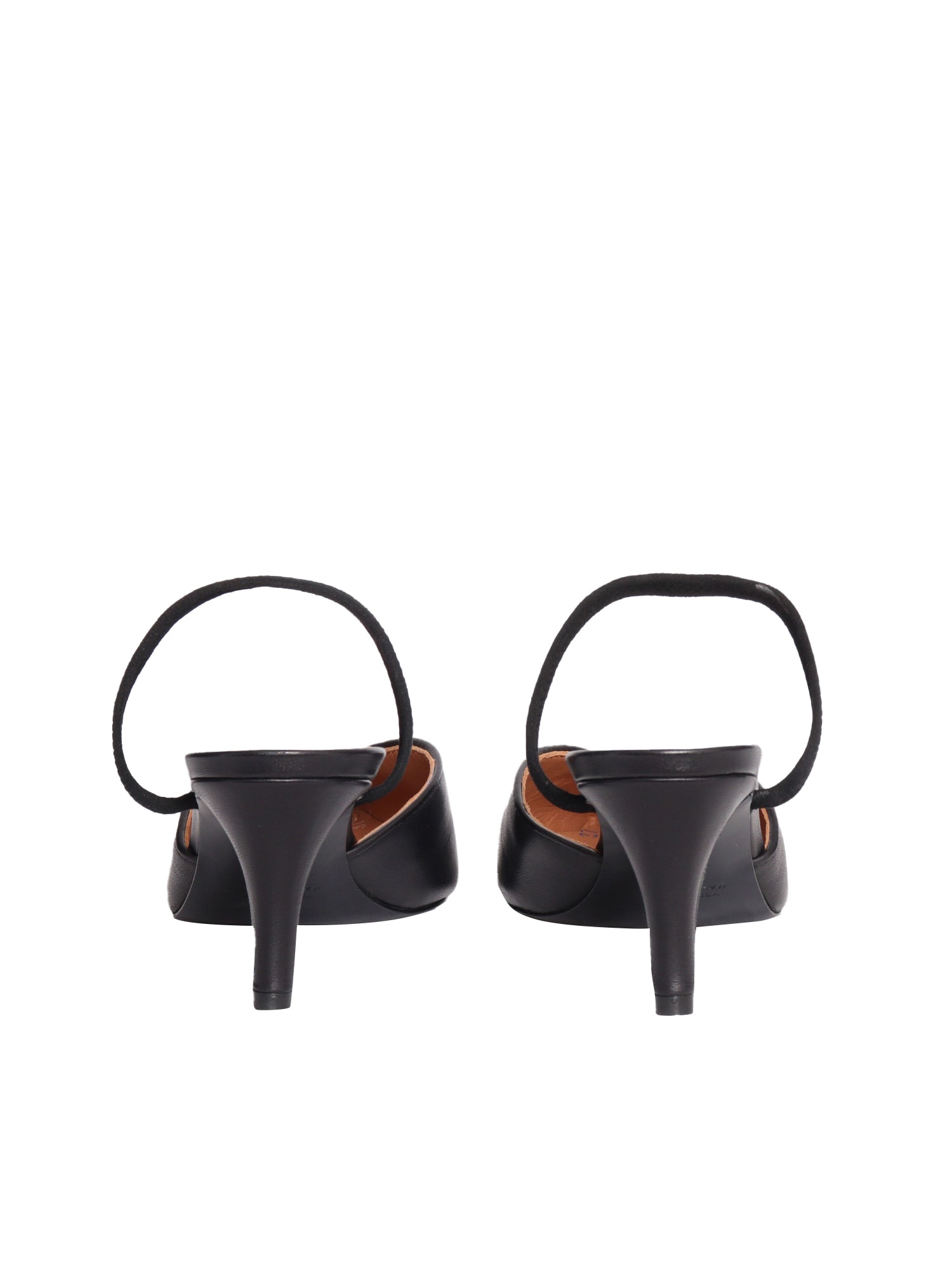 Via Roma 15 Chanel Slingback In Black