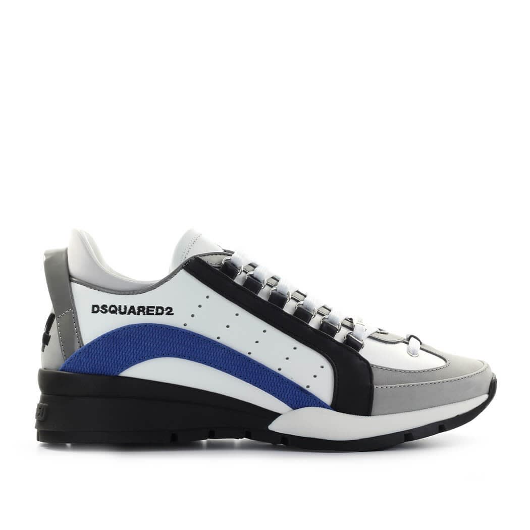 Dsquared2 551 White Grey Blue Sneaker