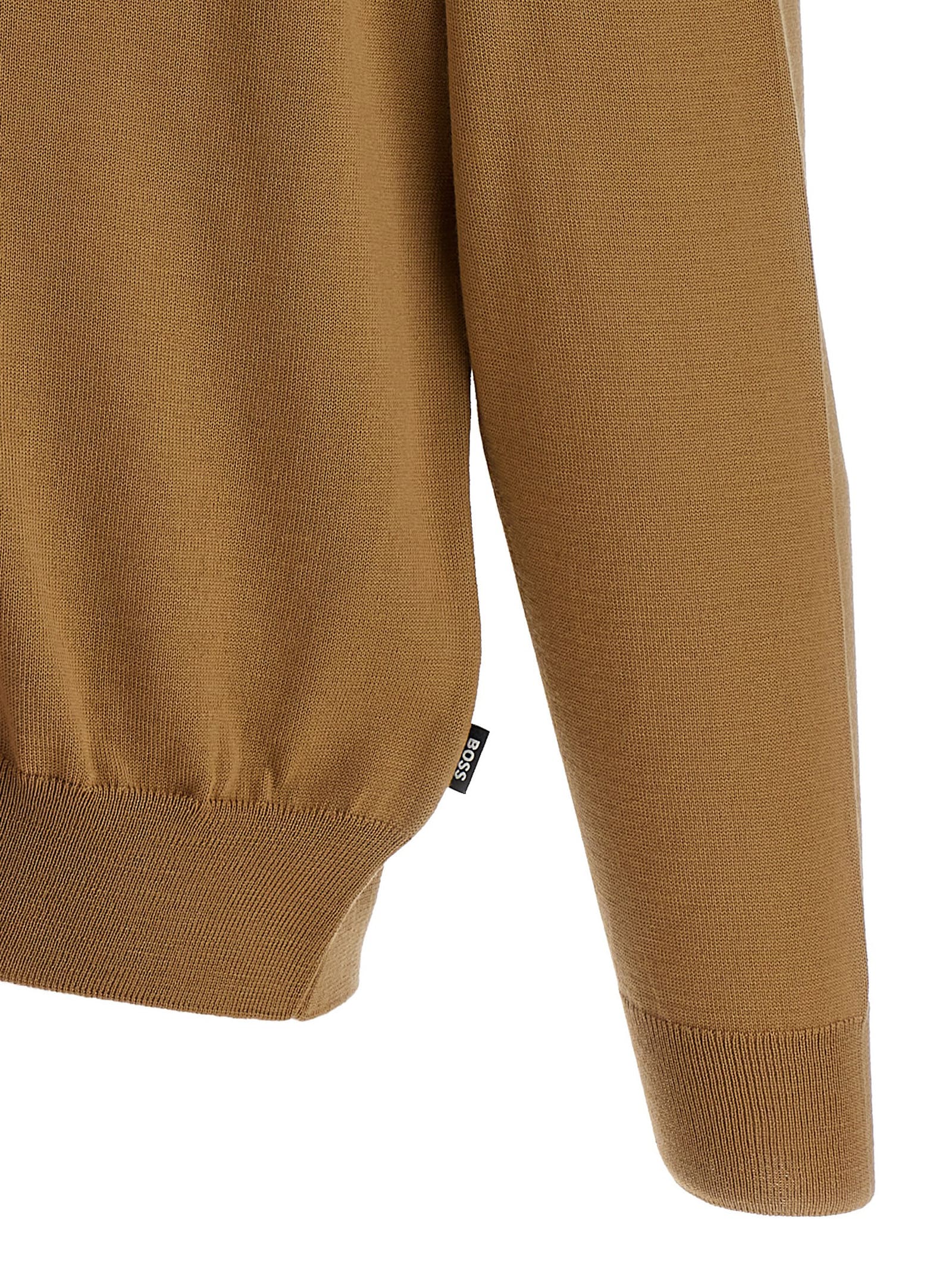 Shop Hugo Boss Ebenji Sweater In Beige