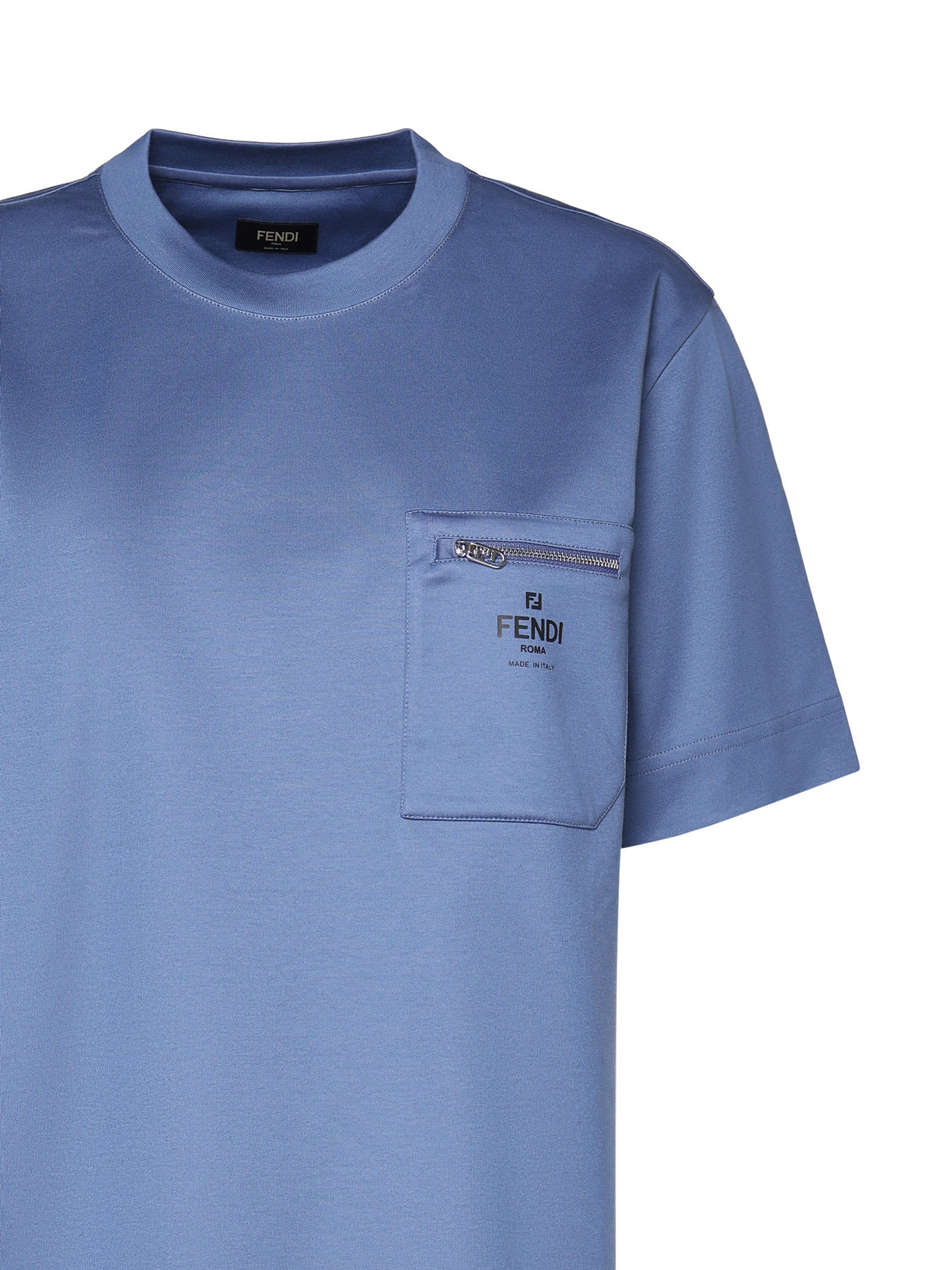 FENDI AIR FORCE COTTON T-SHIRT