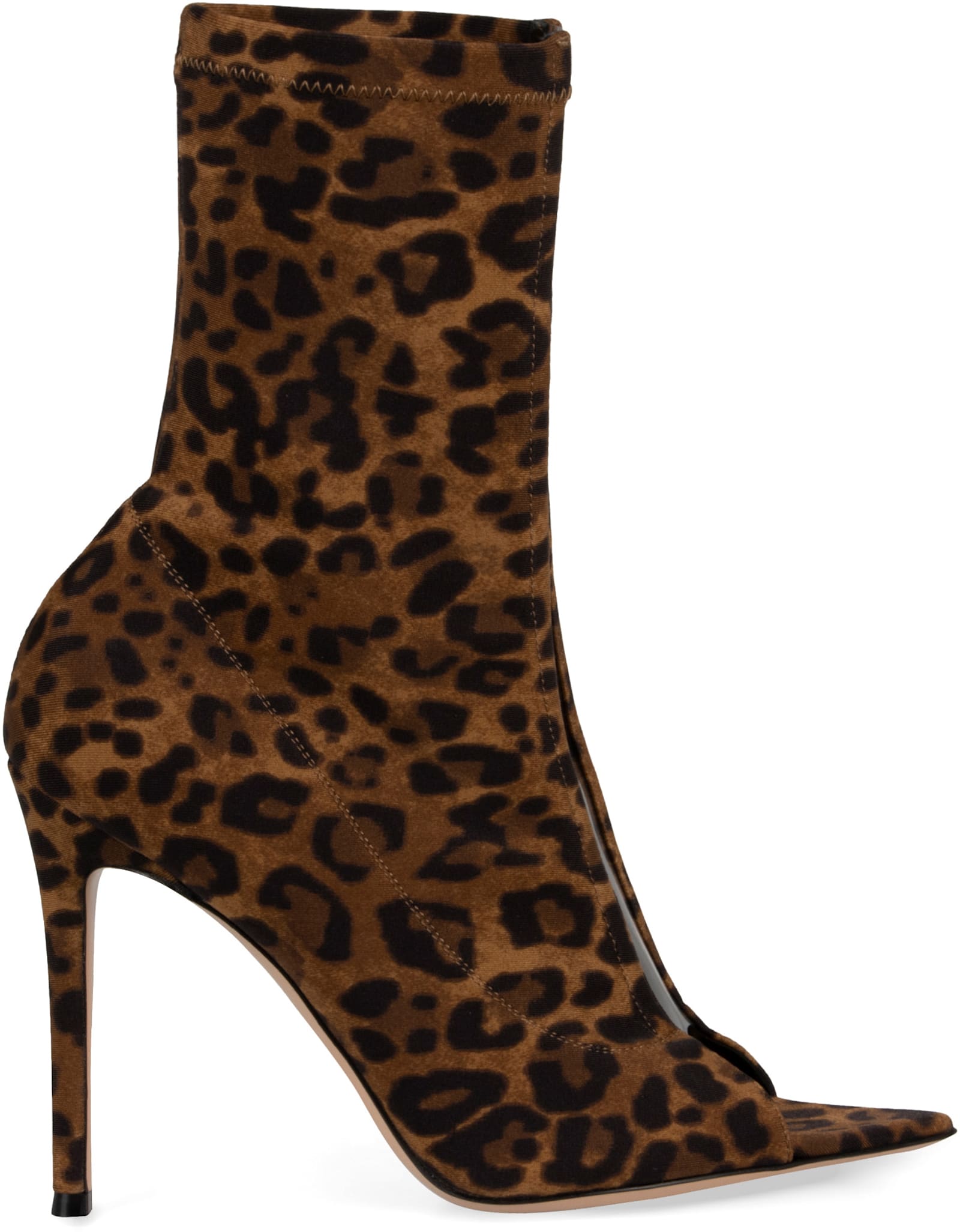 GIANVITO ROSSI LEATHER ANKLE BOOTS