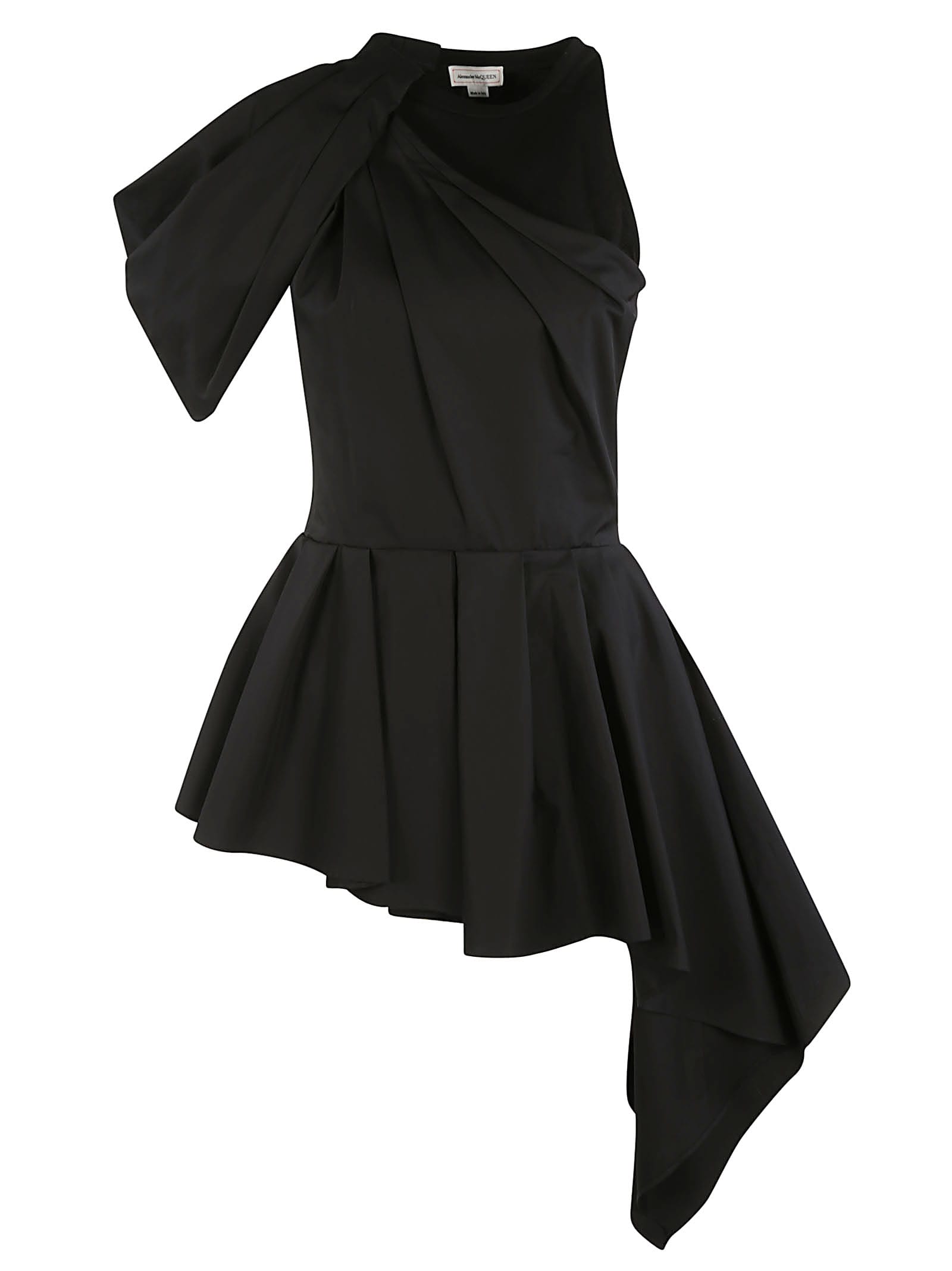 Image of Asymmetric Pleated Top