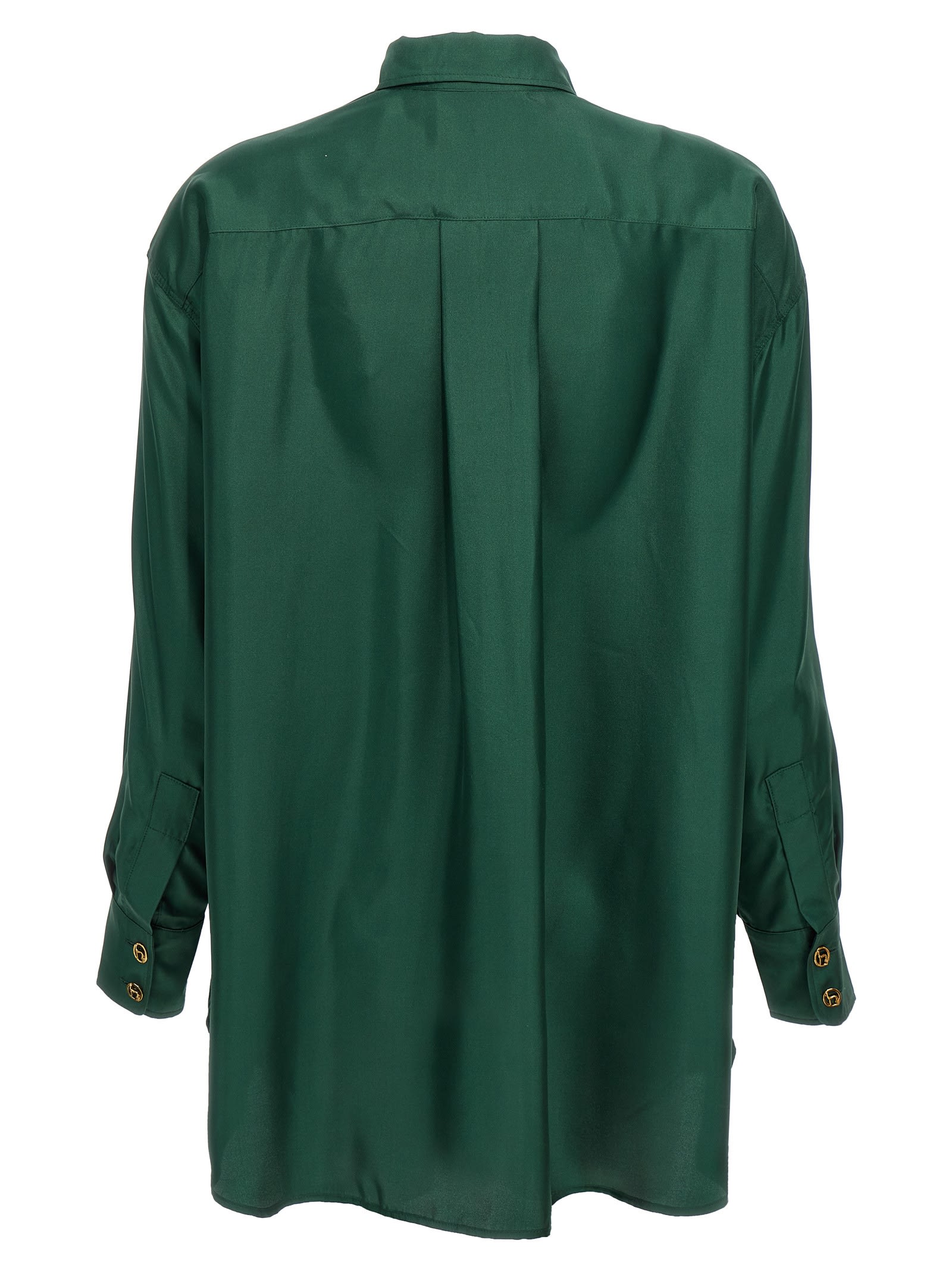 Shop Zimmermann Pavilion Shirt In Green