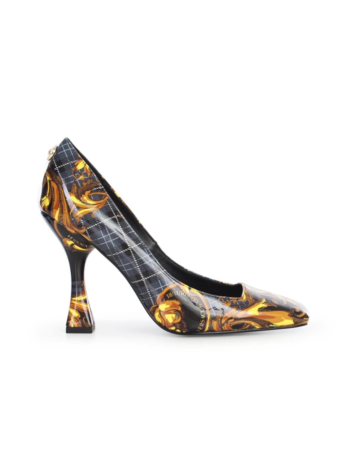 Versace Jeans Couture Printed Patent Pump