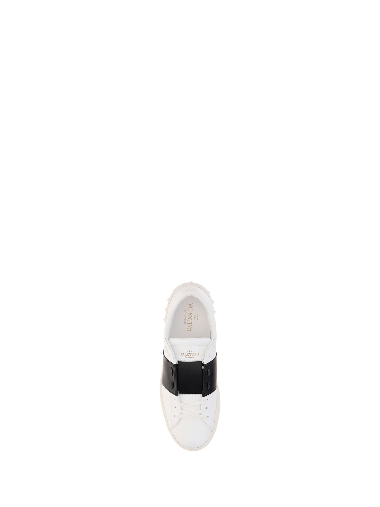 Shop Valentino Garavani Open Sneakers In Bianco