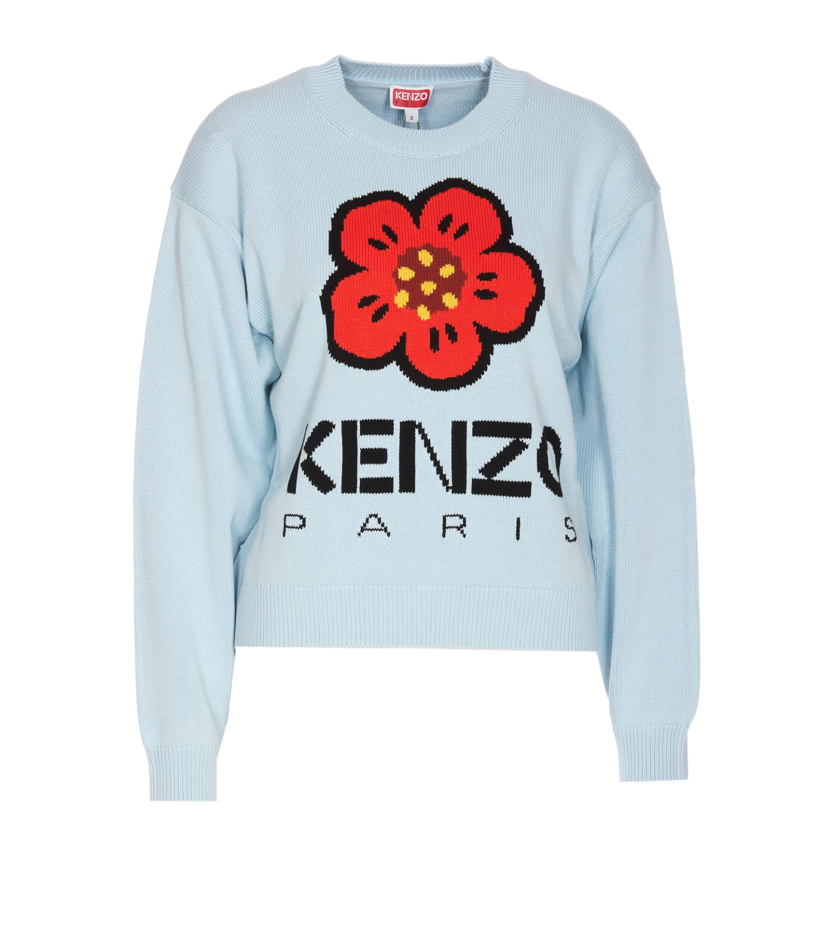 Shop Kenzo Boke Flower Sweater In Blue
