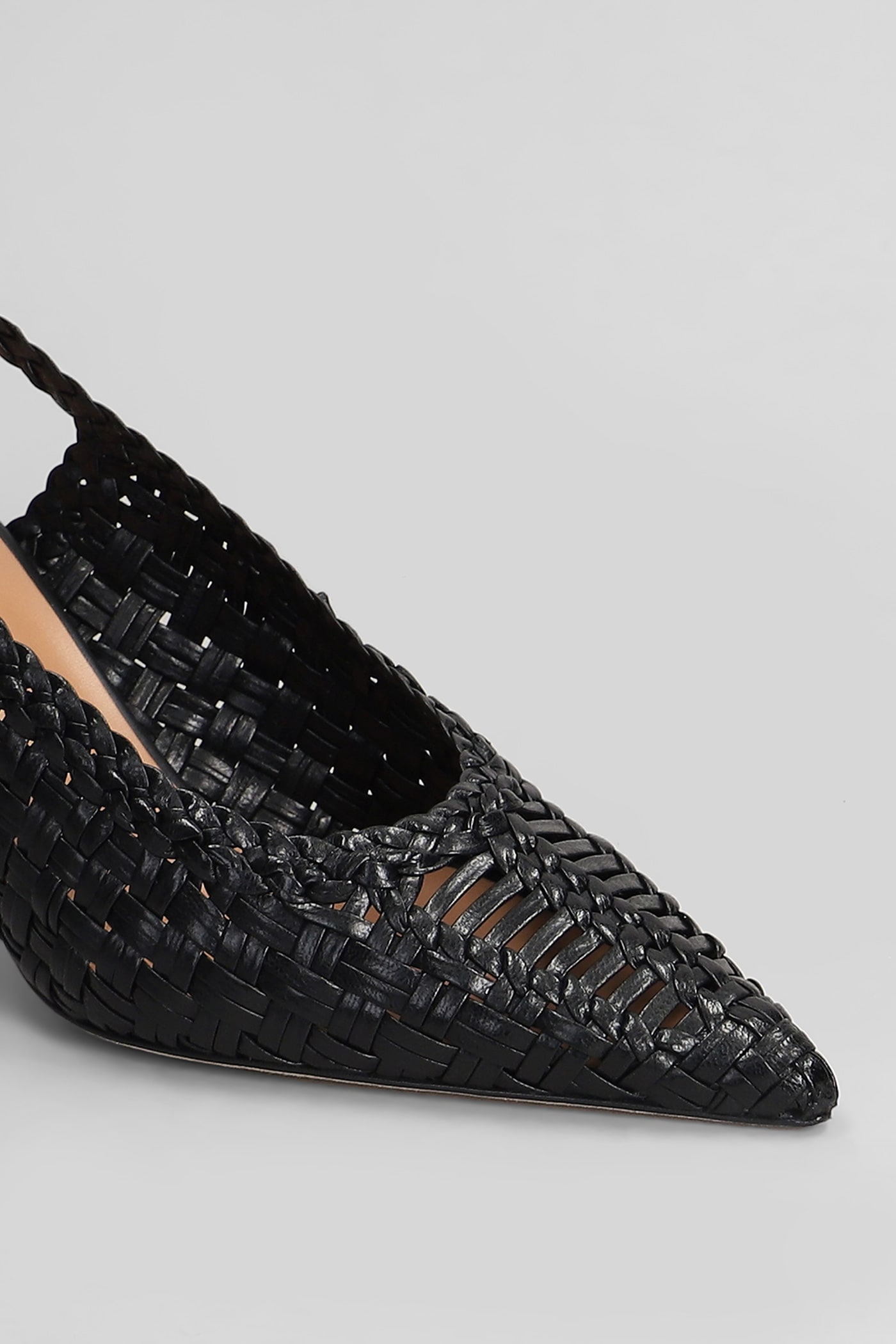 Shop Lella Baldi Pumps In Black Leather