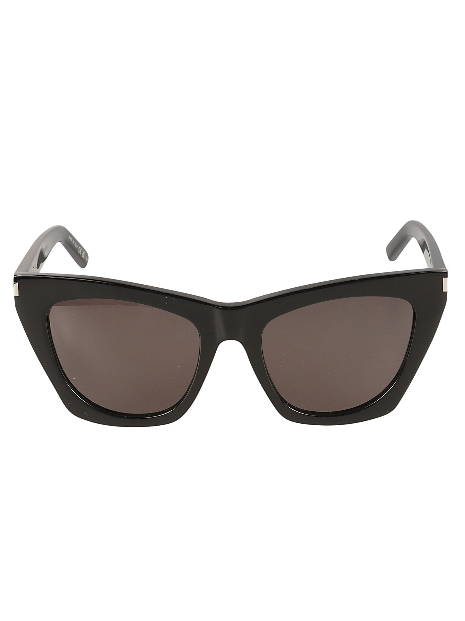 Saint Laurent Butterfly Frame Classic Sunglasses In Black/grey