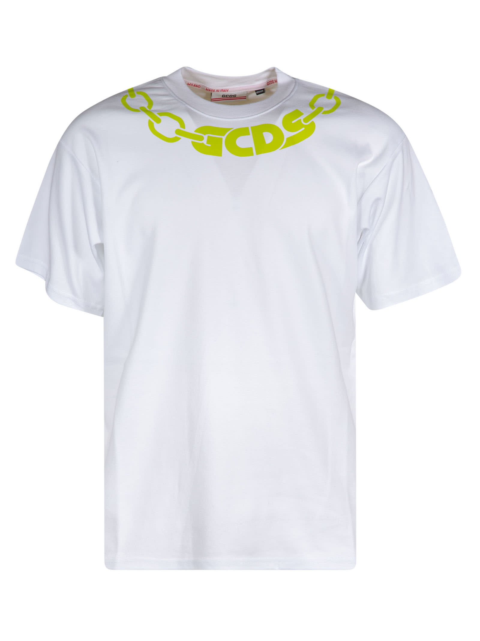GCDS Chain Logo Neck T-shirt