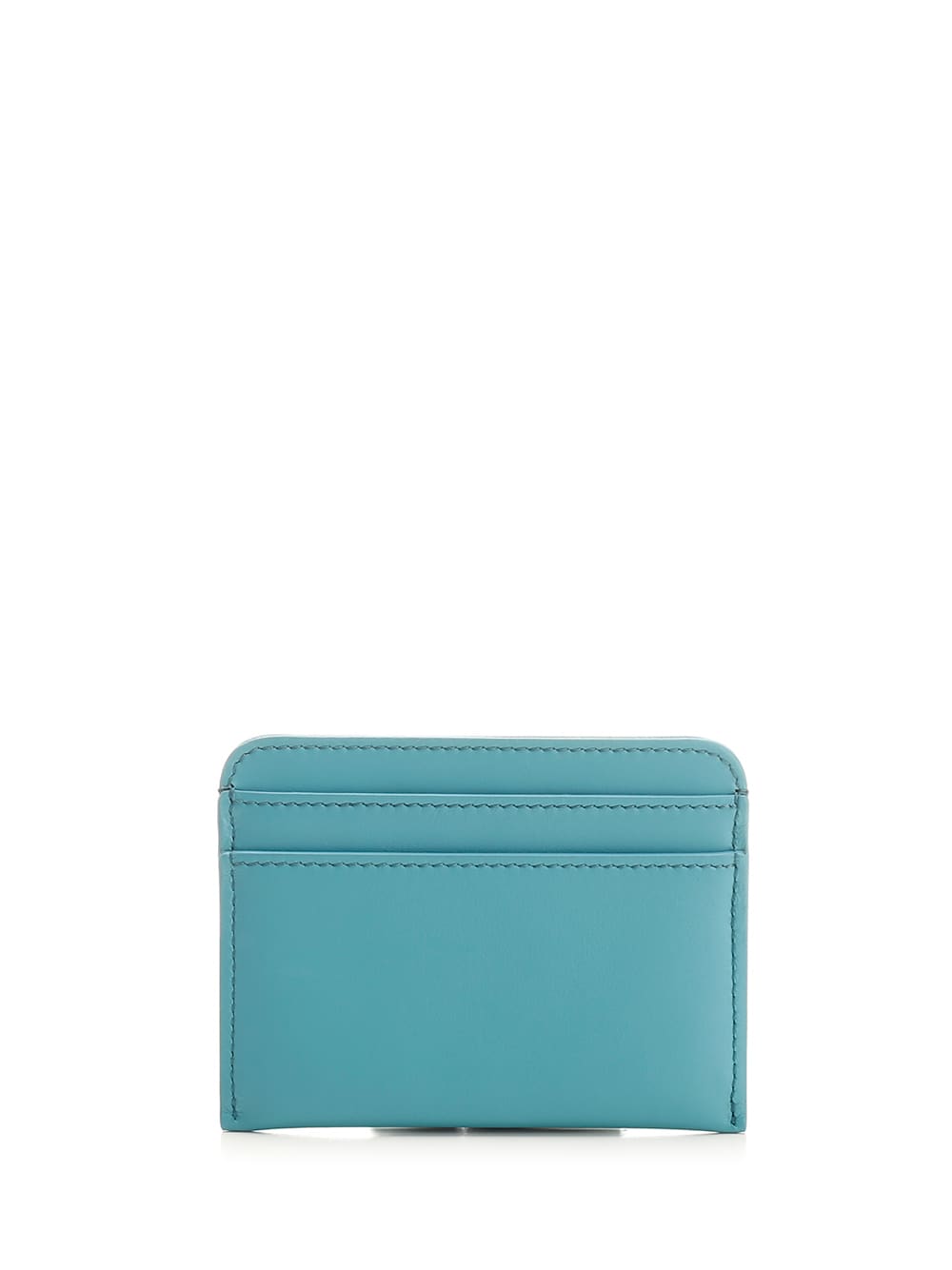 Shop Chloé Sense Logo Embroidered Cardholder In Azzurro