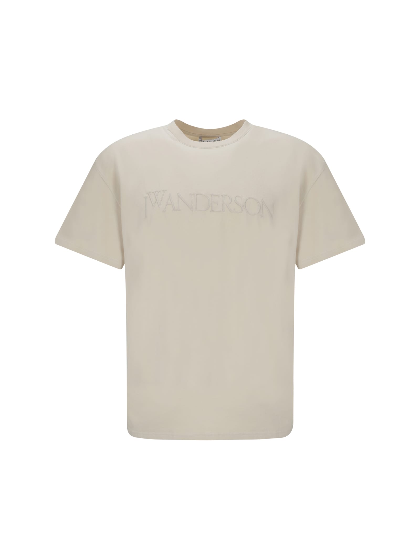 JW ANDERSON LOGO EMBROIDERY T-SHIRT
