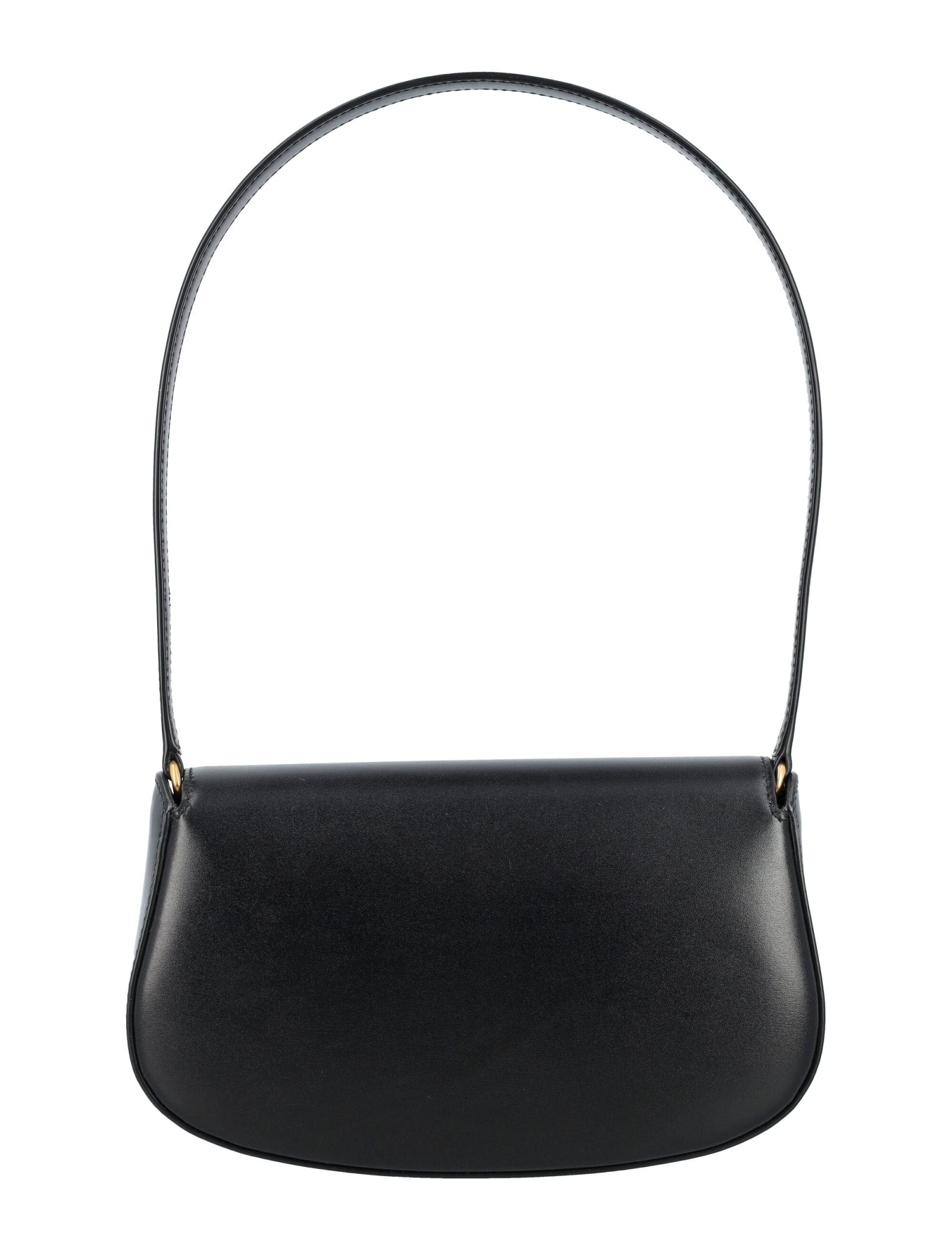 Saint Laurent Mini Voltaire Shoulder Bag In Black