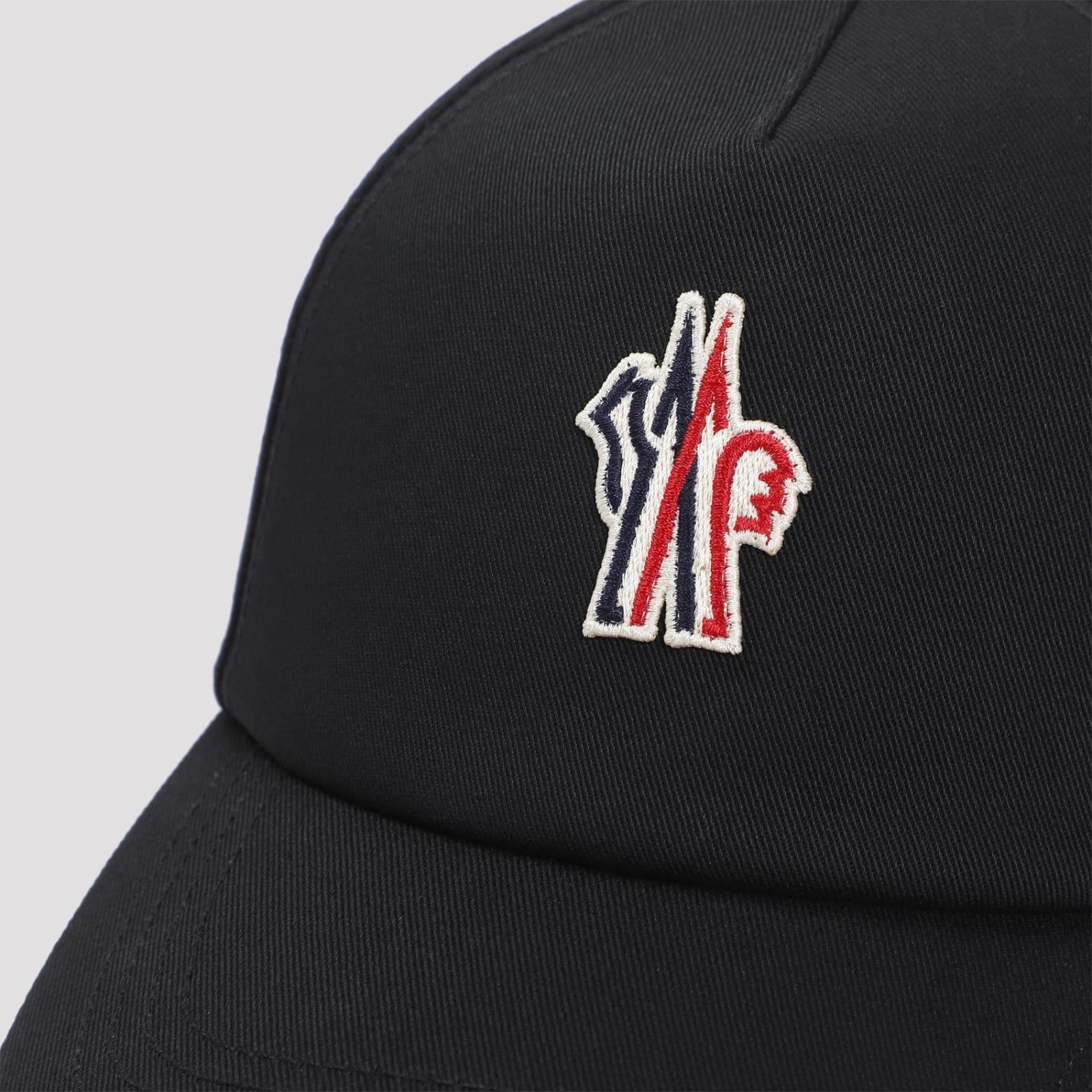 Shop Moncler Baseball Cap In Black