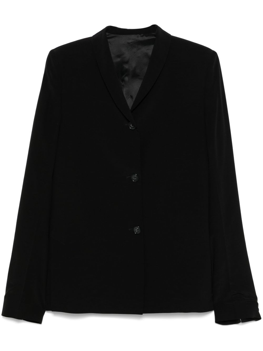 Totême Toteme Single-breasted Blazer Jacket In Black