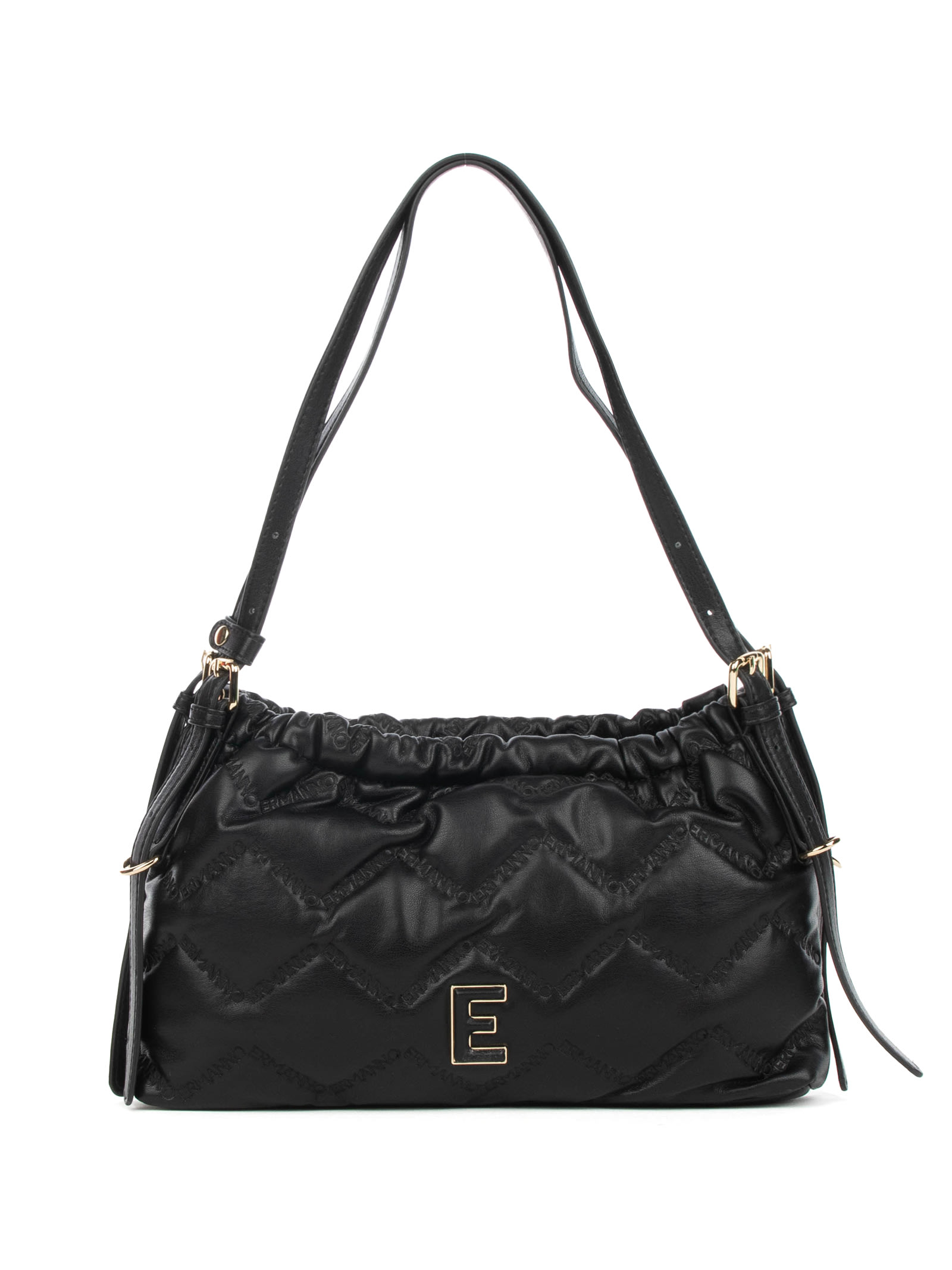 Black Eco Nappa Shoulder Bag